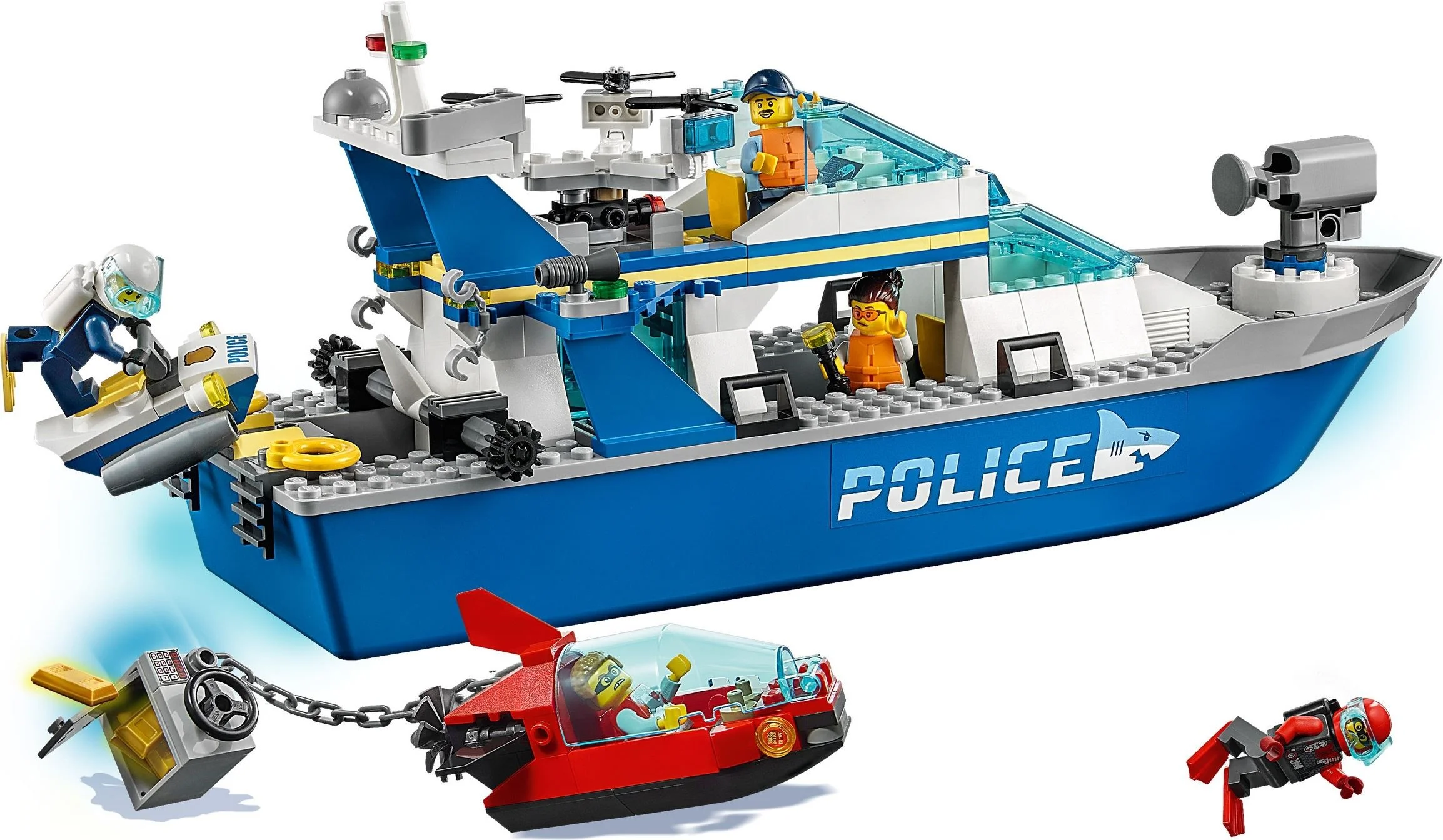 LEGO® 60277 Policyjna łódź patrolowa - zdjęcie 11
