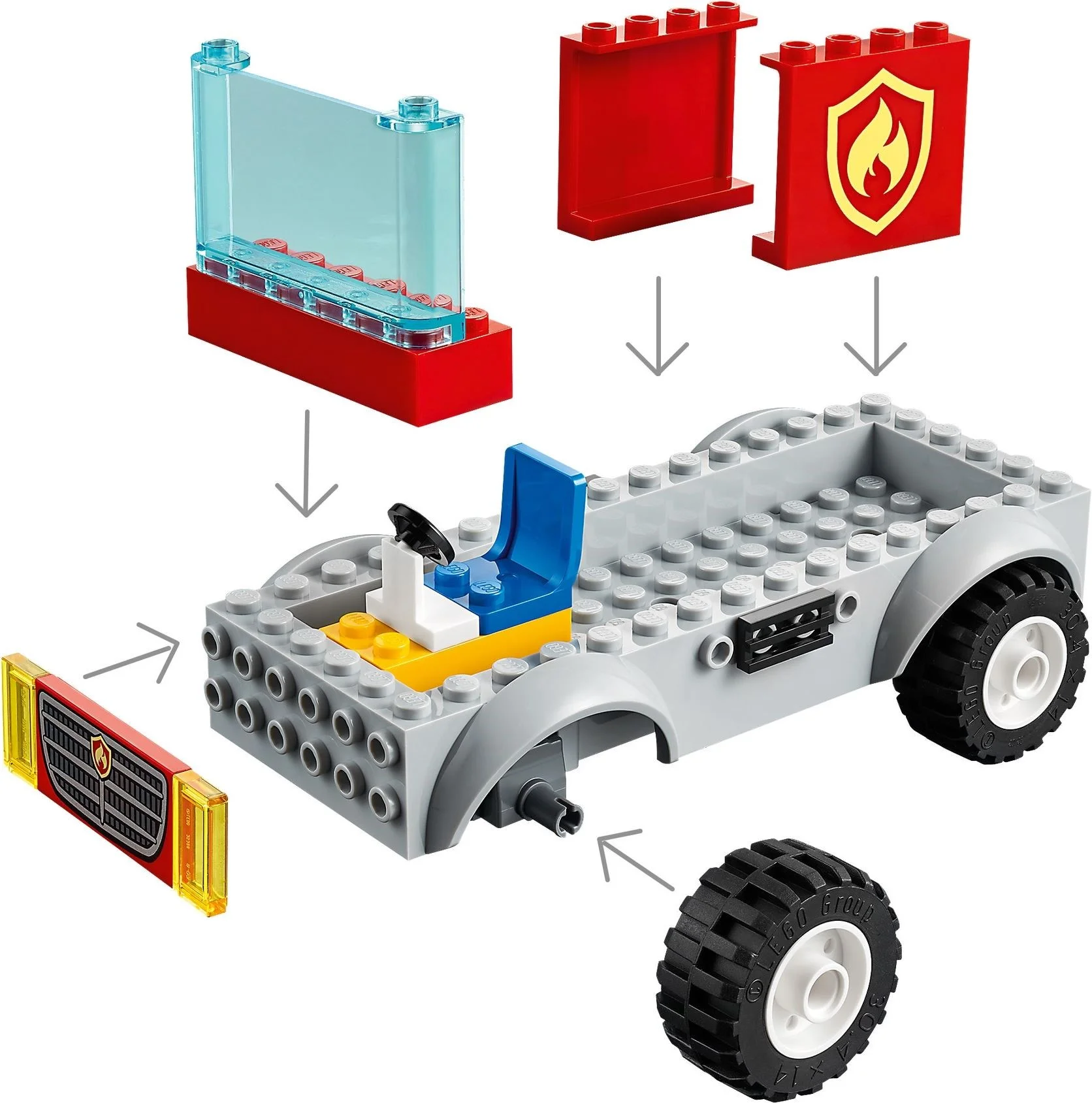 LEGO® 60280 Wóz strażacki z drabiną - zdjęcie 8