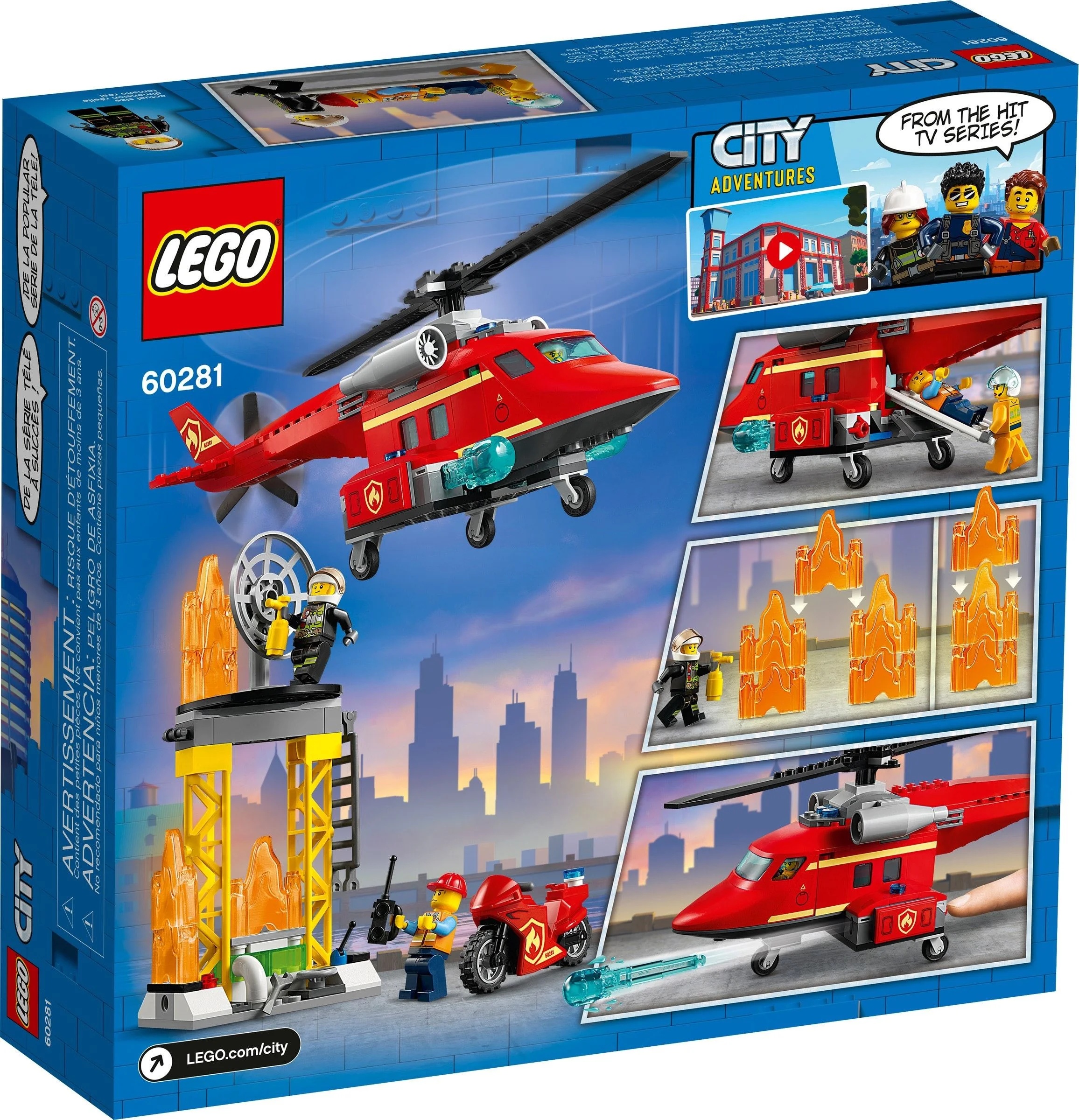 LEGO® 60281 Strażacki helikopter ratunkowy - zdjęcie 3