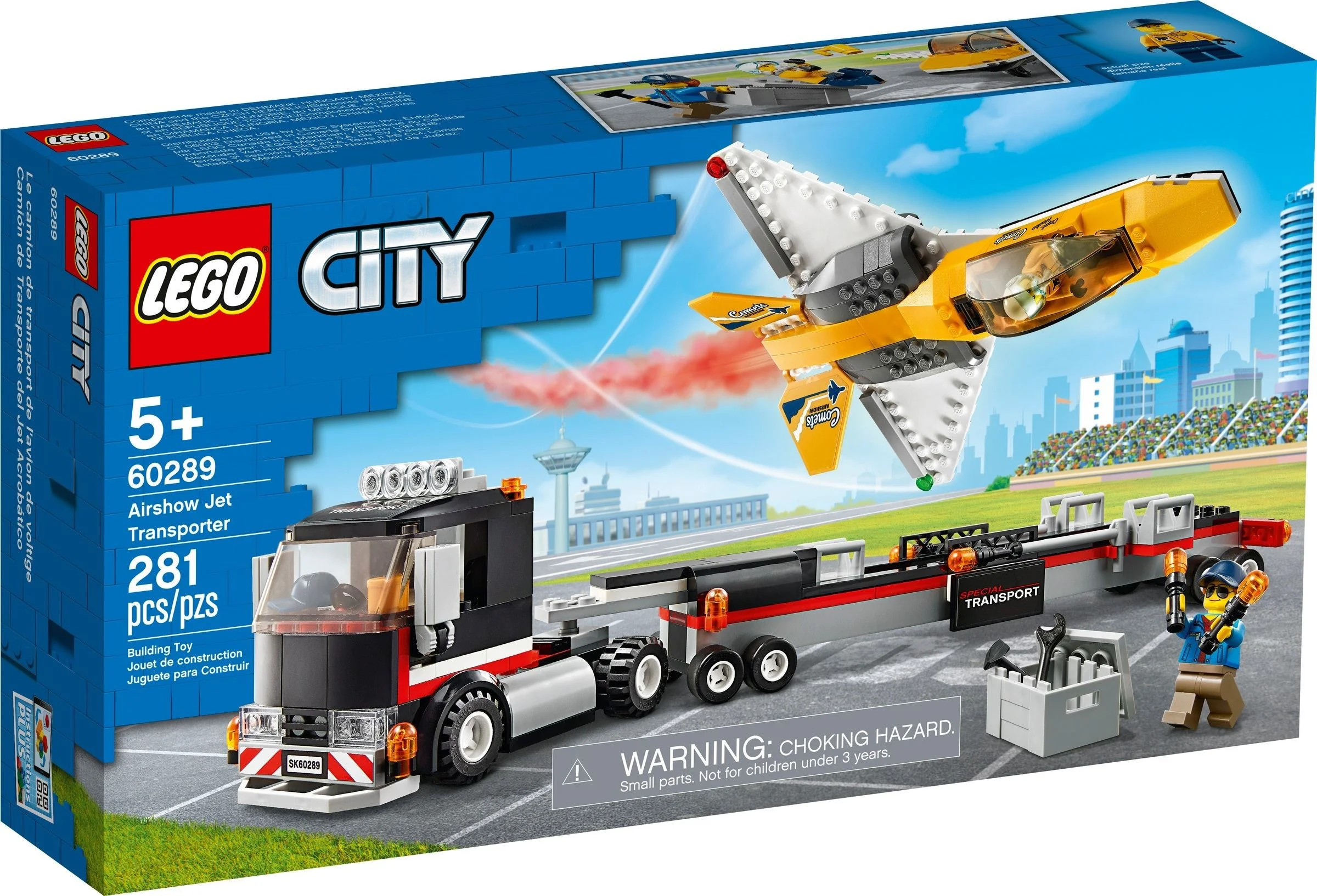 LEGO® 60289 Transporter odrzutowca pokazowego - zdjęcie 2