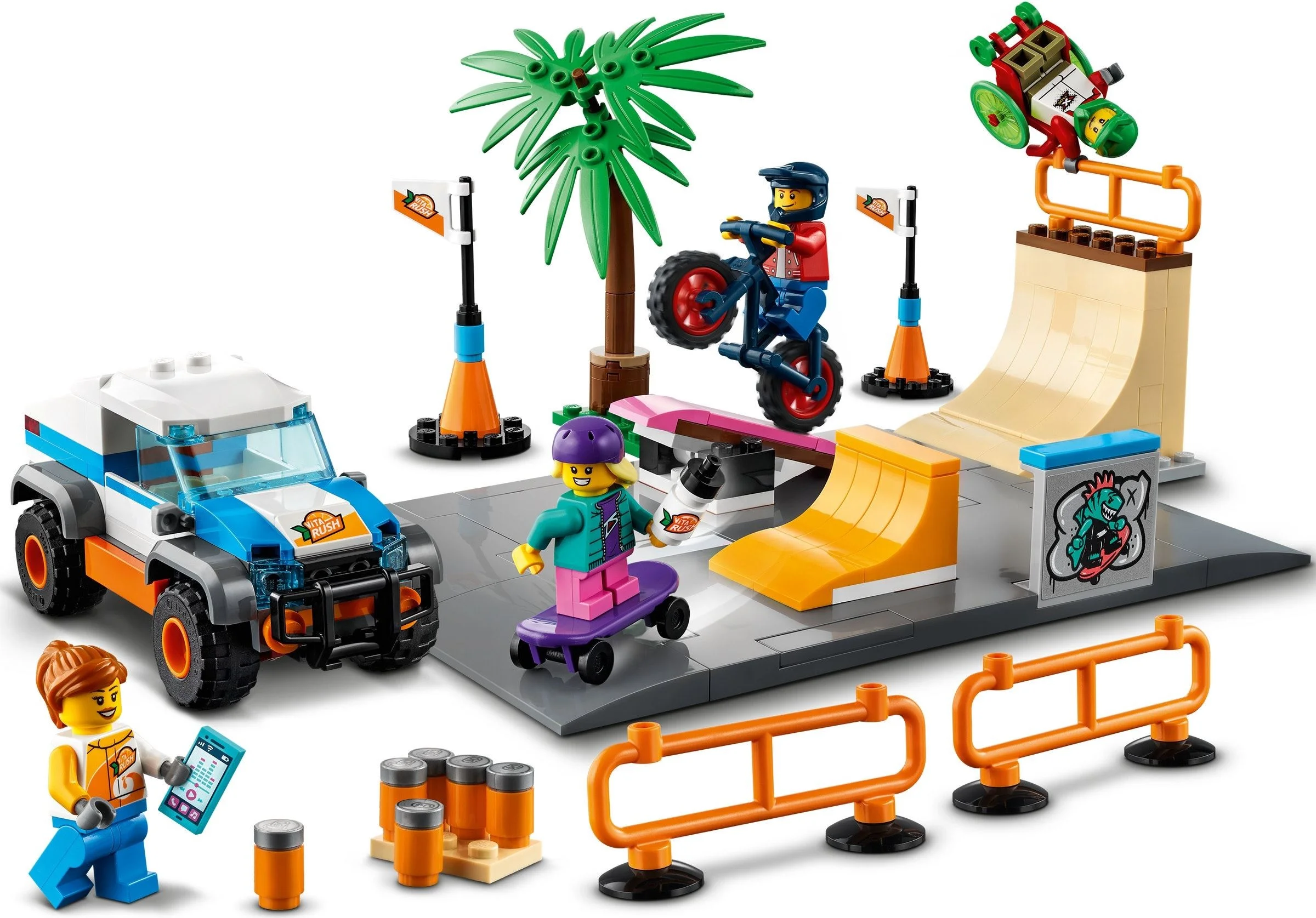 LEGO® 60290 Skatepark Deskorolka Obtarcia Opakowania - zdjęcie 5