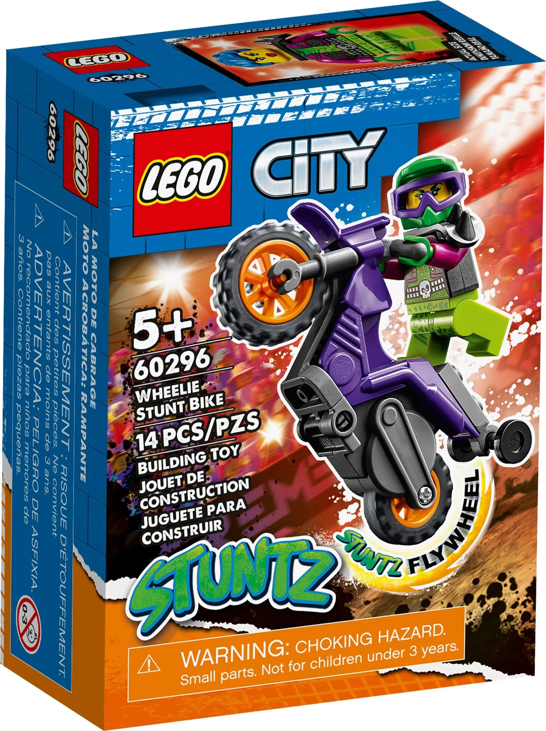 LEGO® 60296 Wheelie na motocyklu kaskaderskim - zdjęcie 2