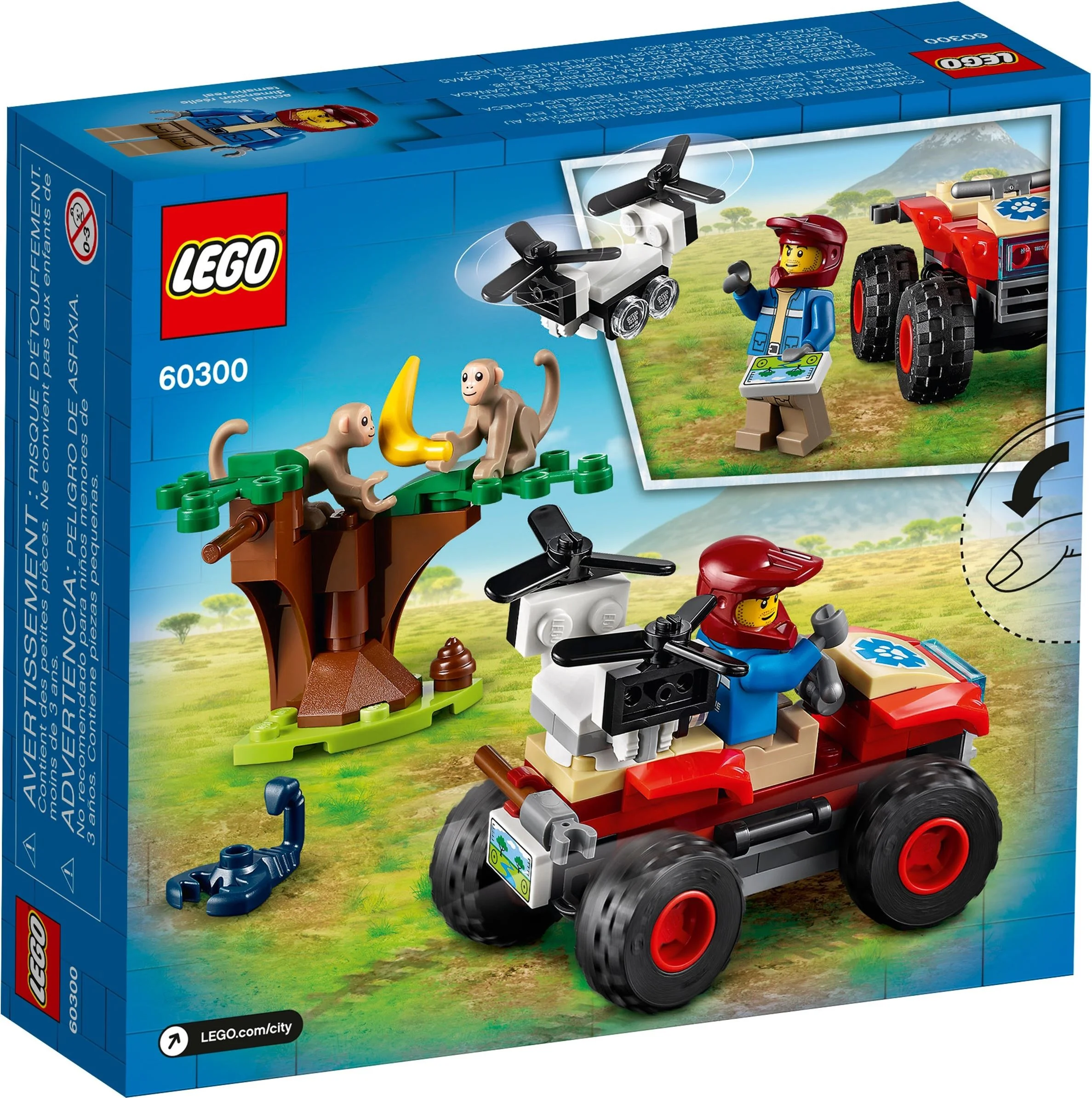 LEGO® 60300 Quad ratowników dzikich zwierząt - zdjęcie 6