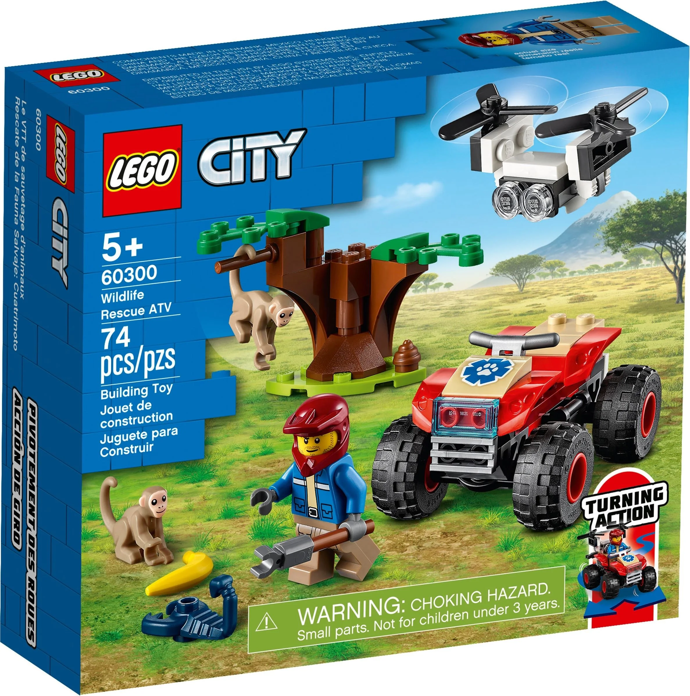 LEGO® 60300 Quad ratowników dzikich zwierząt - zdjęcie 1