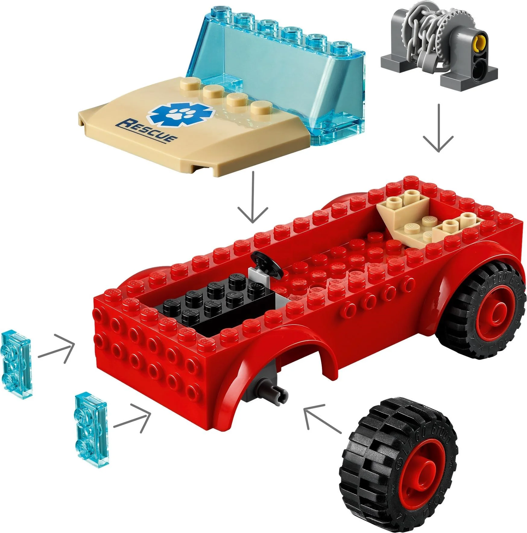 LEGO® 60301 Terenówka ratowników dzikich zwierząt - zdjęcie 12