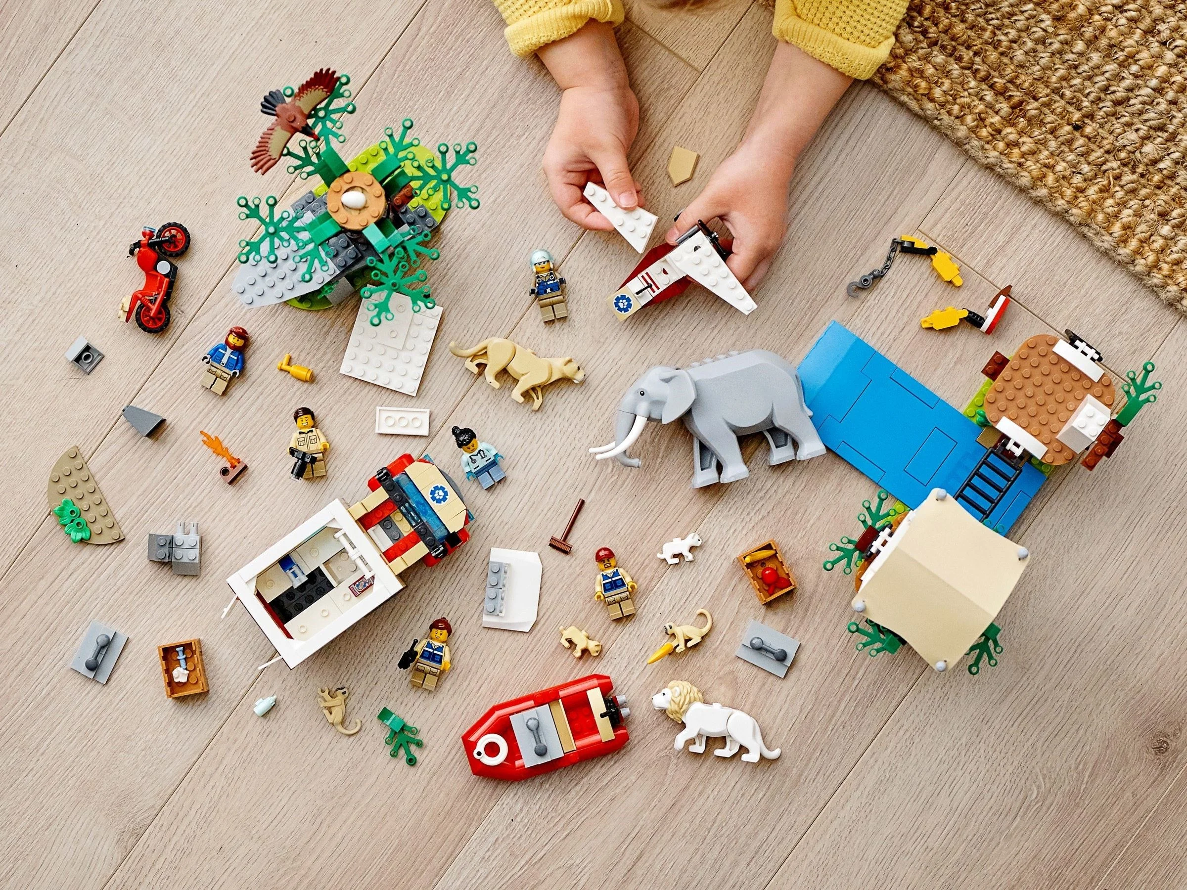 LEGO® 60307 Obóz ratowników dzikich zwierząt Nowe - zdjęcie 4