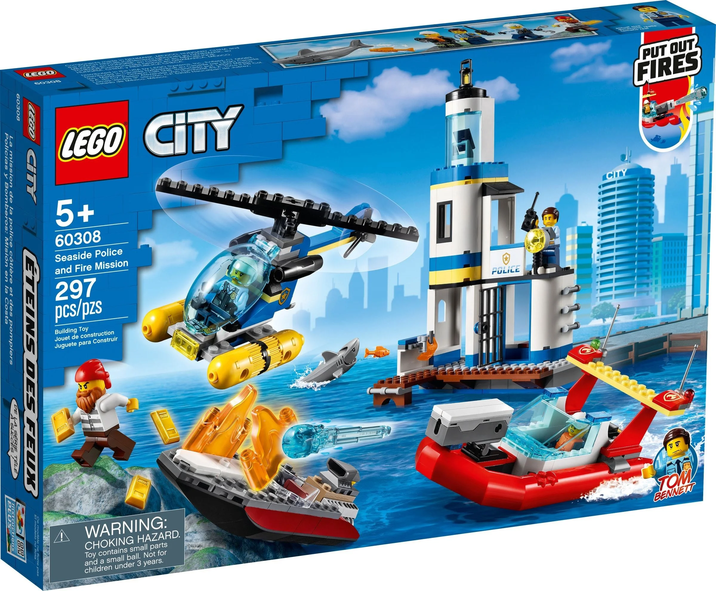 LEGO® 60308 Lego City Akcja nadmorskiej policji i strażaków - zdjęcie 2