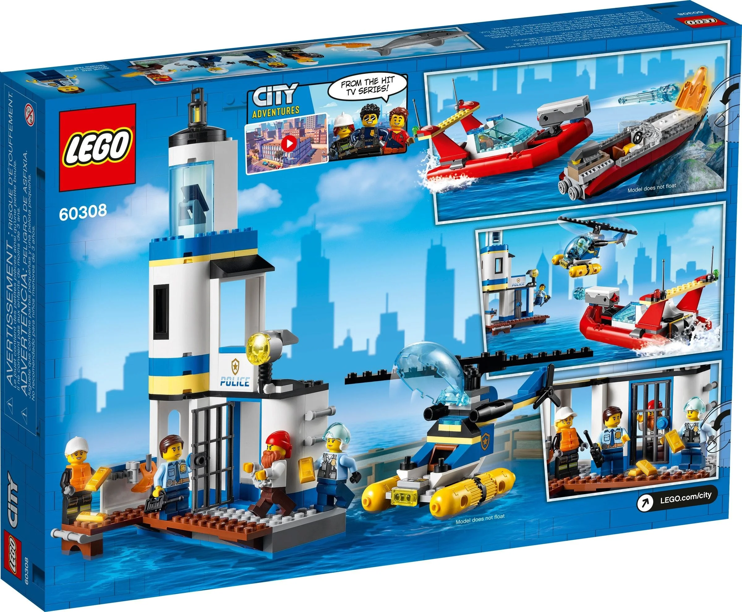 LEGO® 60308 Lego City Akcja nadmorskiej policji i strażaków - zdjęcie 10