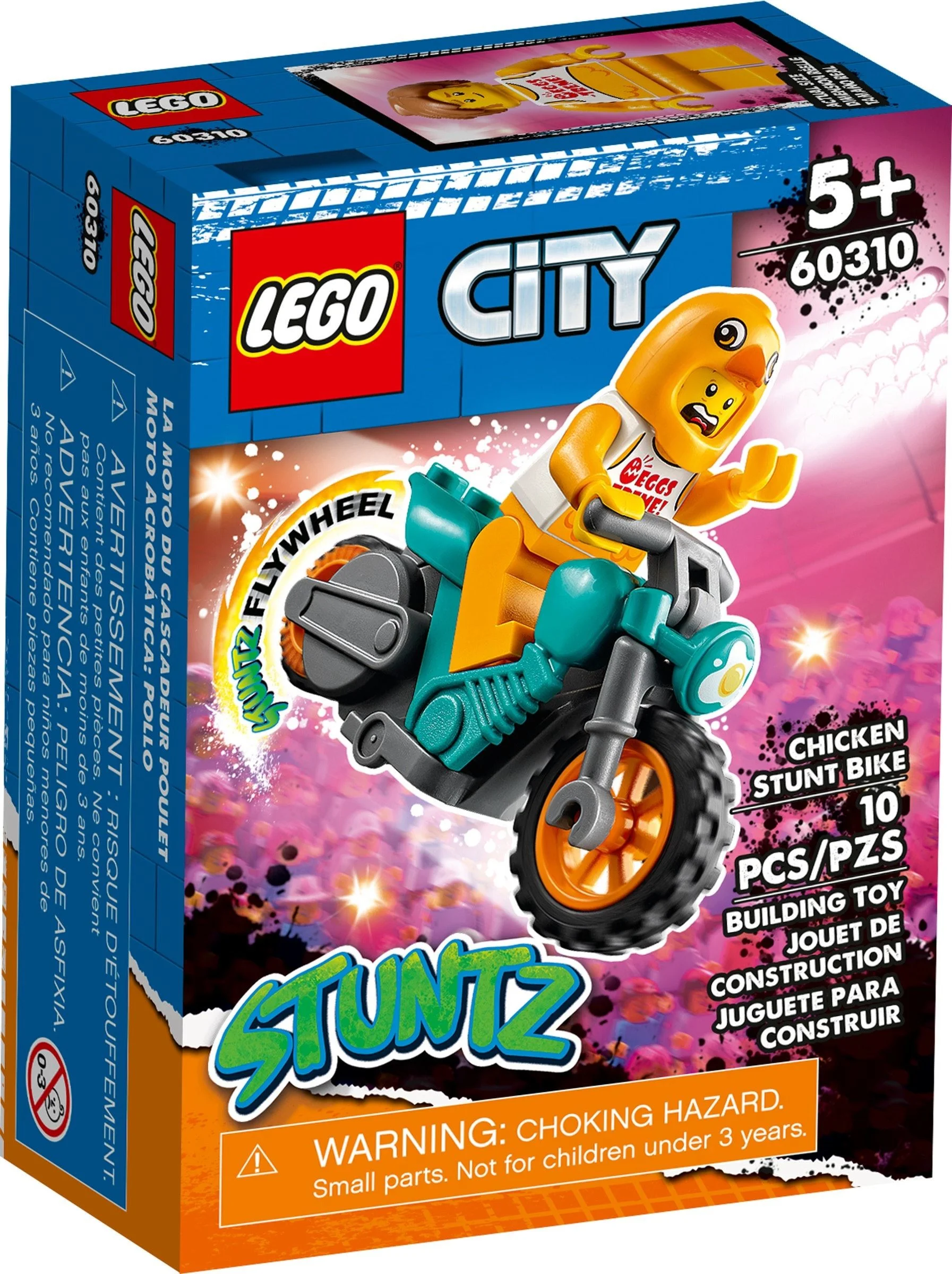 LEGO® 60310 LEGO City Motocykl kaskaderski z kurczakiem - zdjęcie 2