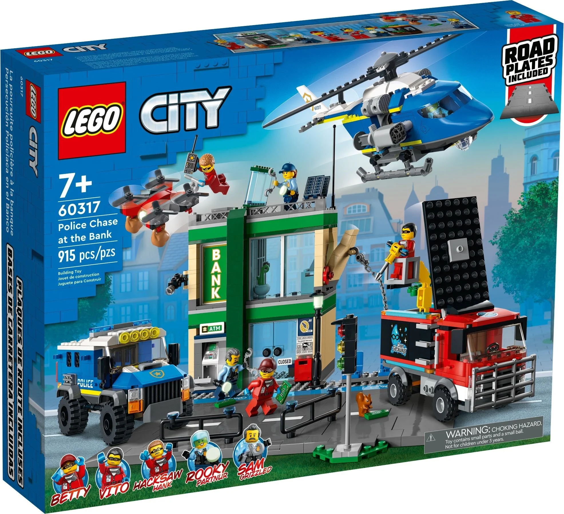 LEGO® 60317 City Napad na Bank - zdjęcie 2