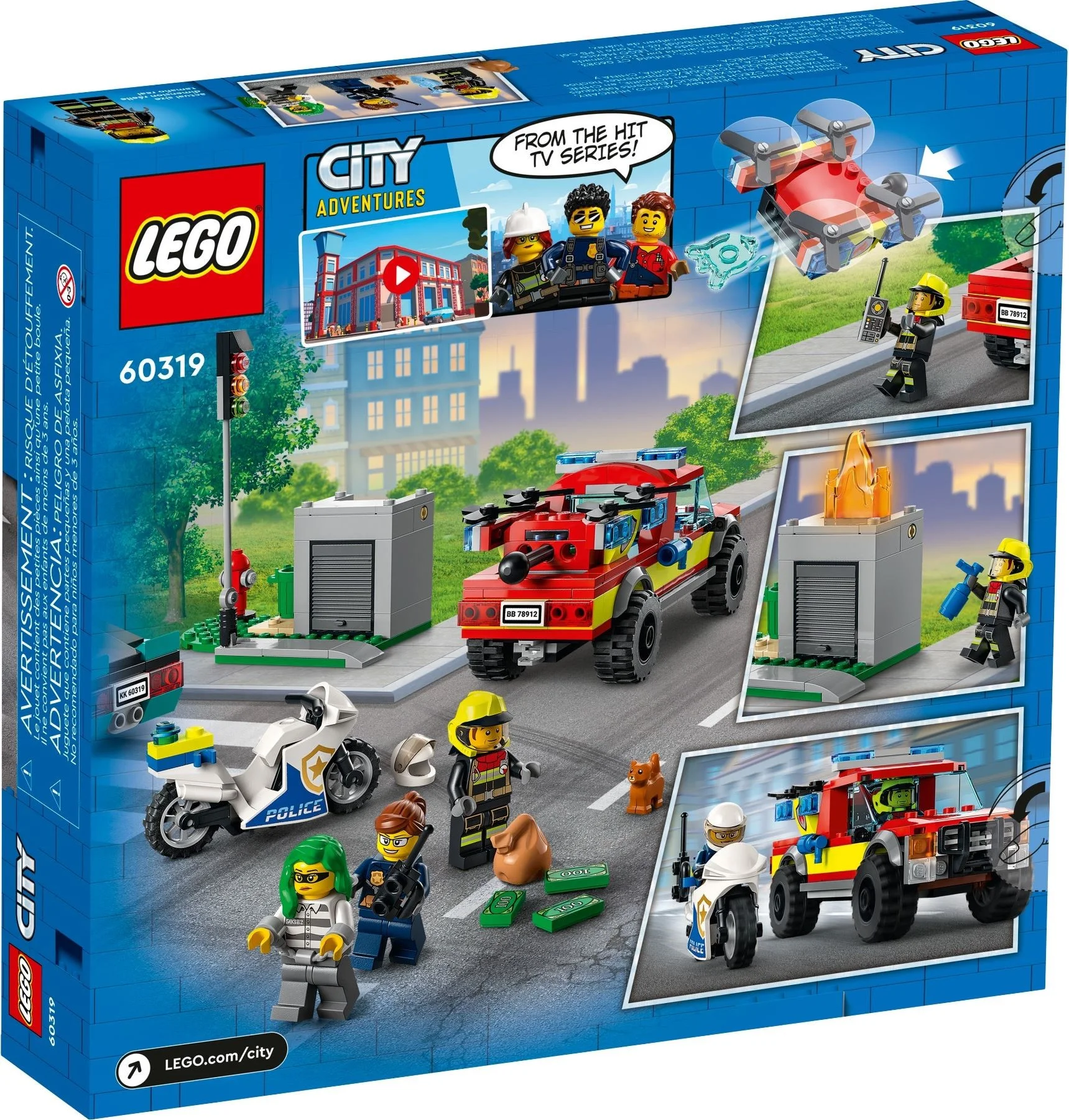 LEGO® 60319 Akcja strażacka i policyjny pościg - zdjęcie 2