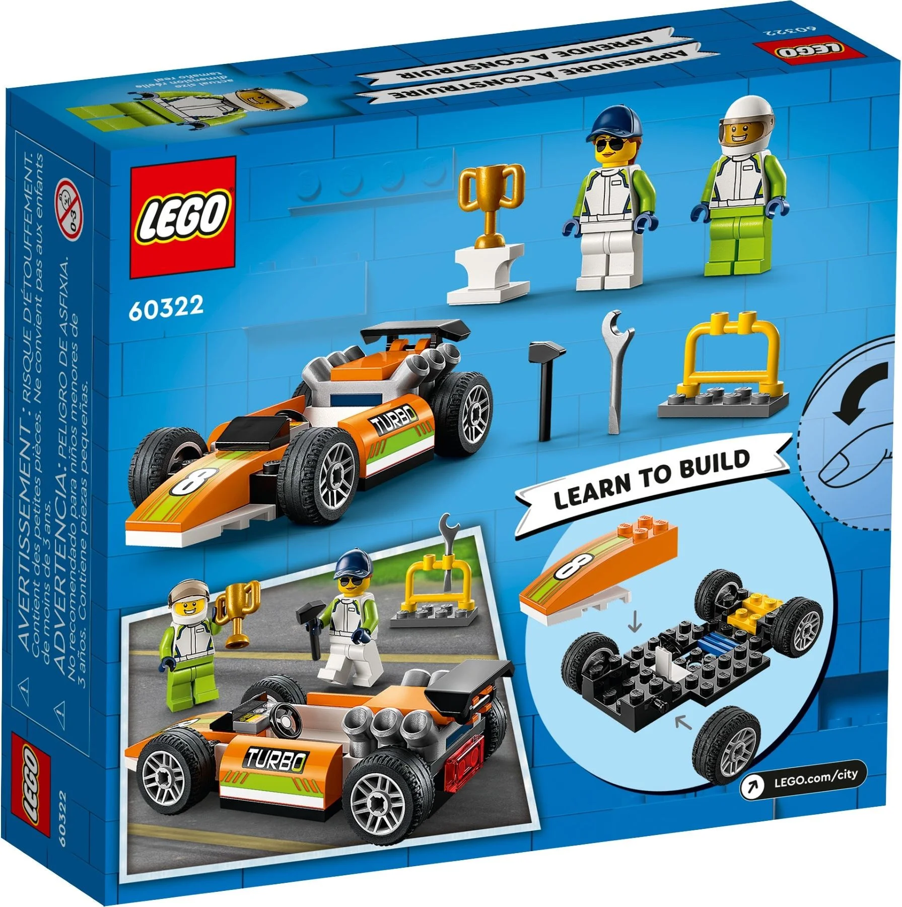 LEGO® 60322 Samochód wyścigowy - zdjęcie 2