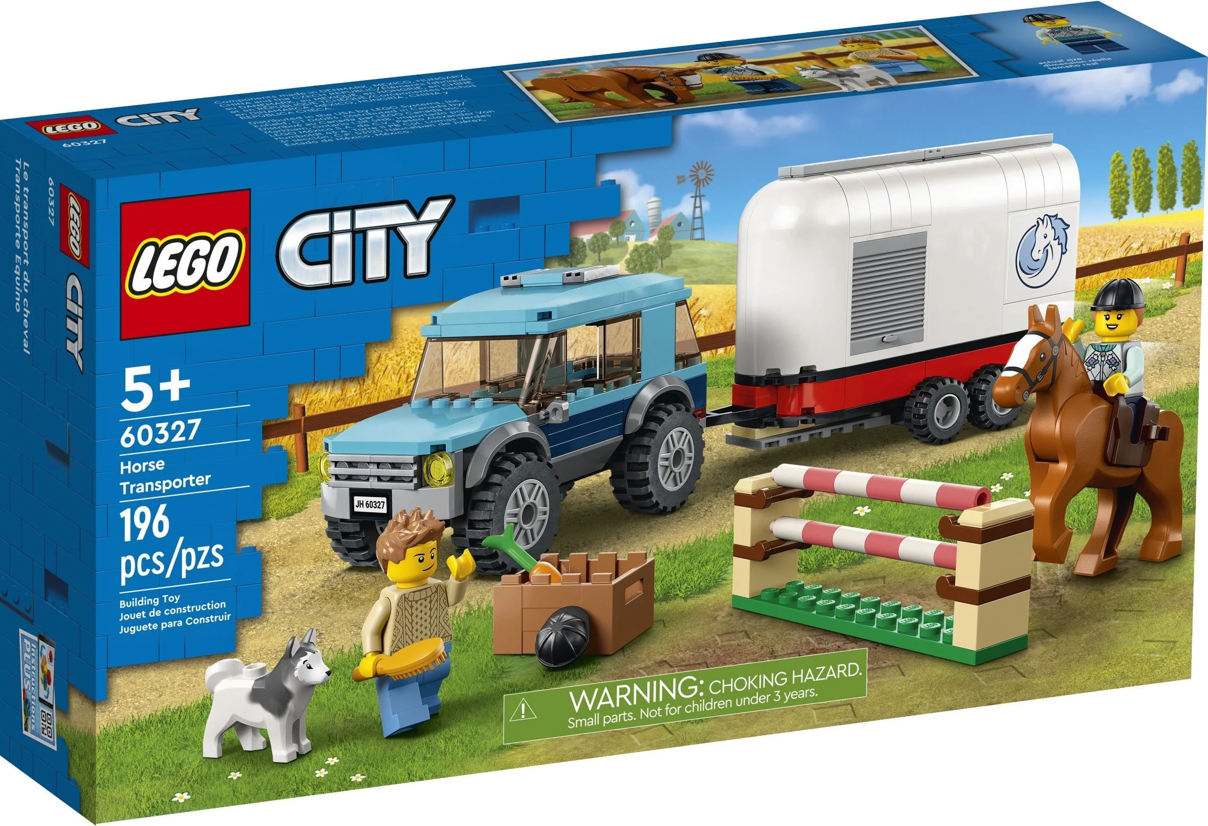 LEGO® 60327 LEGO City Przyczepa do przewozu koni - zdjęcie 7