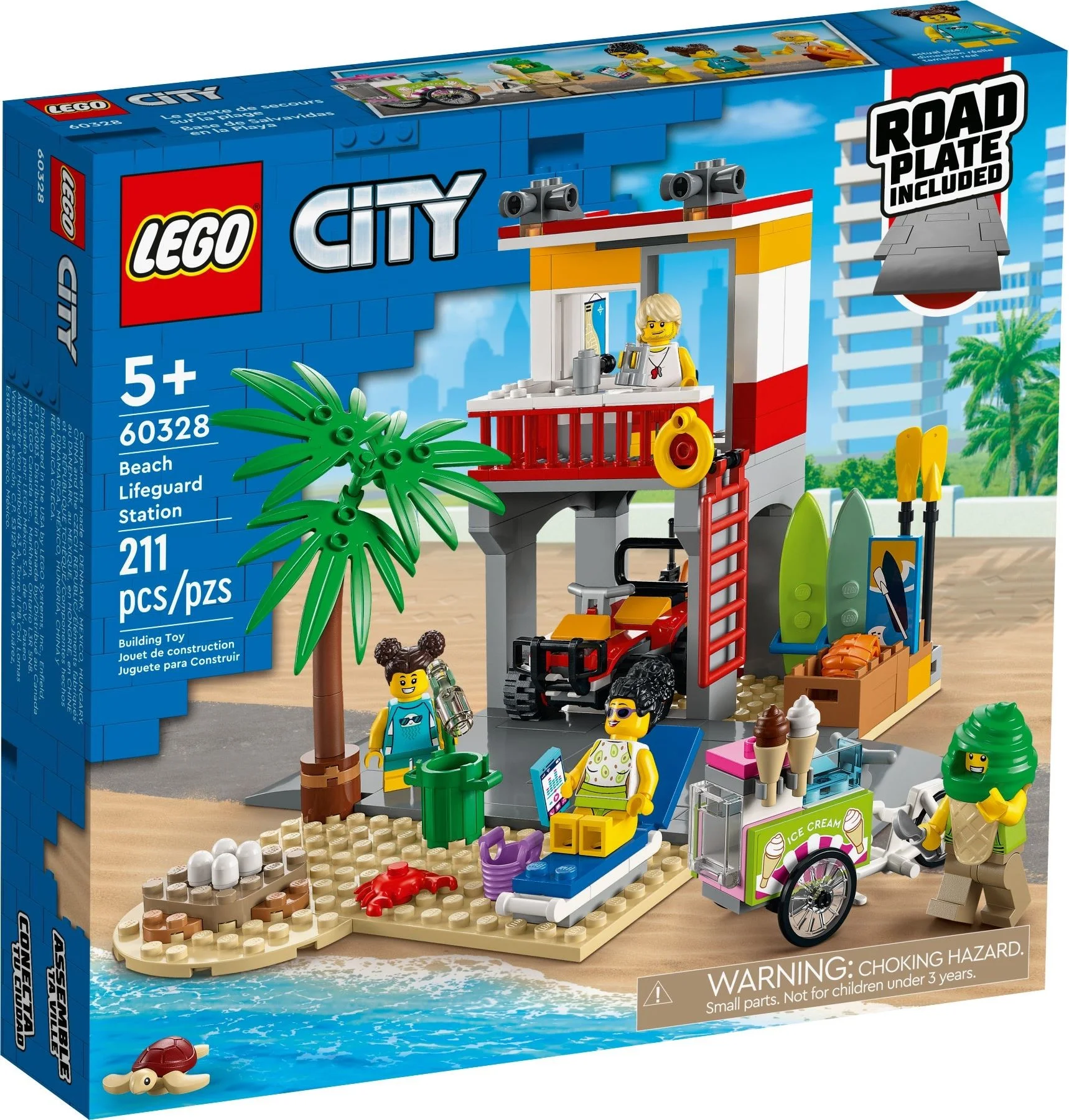 LEGO® 60328 Stanowisko ratownicze na plaży