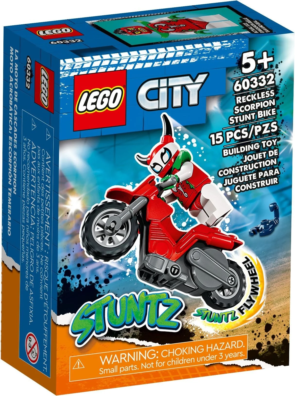LEGO City Motocykl kaskaderski brawurowego skorpiona