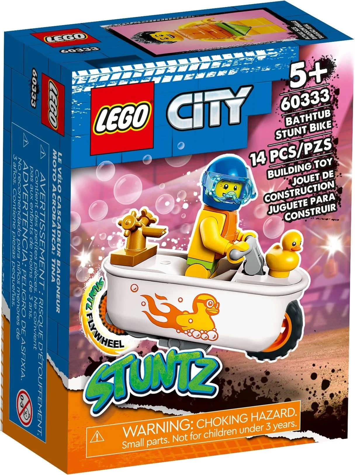 LEGO® 60333 Stuntz Figurka Kostium Nurek I Wanna Motocykl Kaskaderski - zdjęcie 2