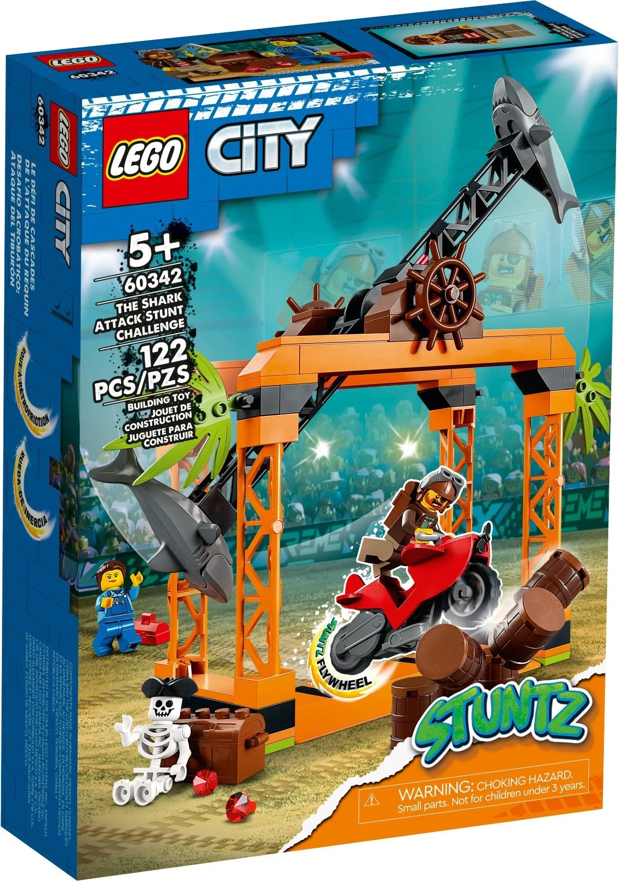 LEGO City Wyzwanie kaskaderskie: atak rekina