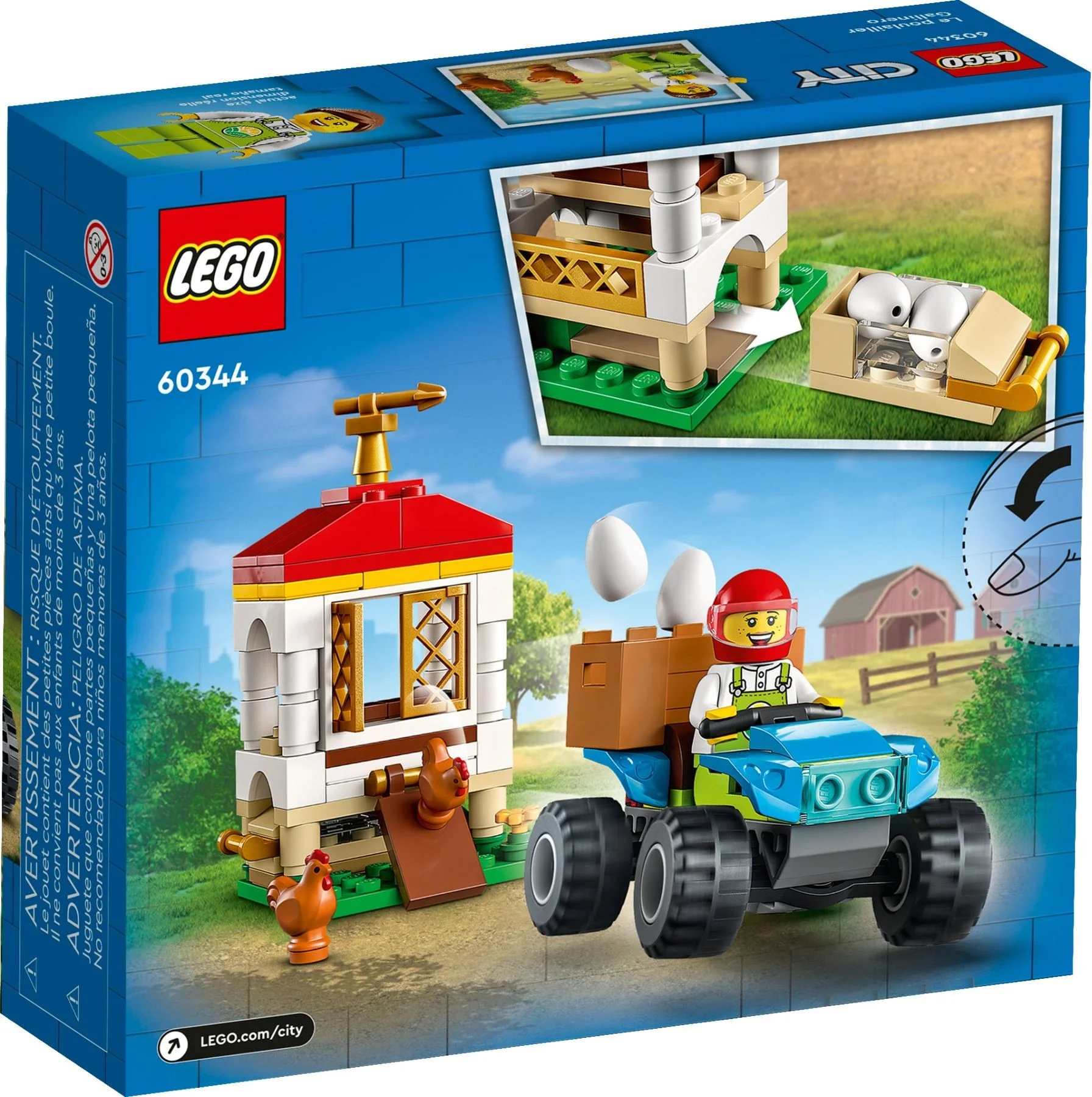 LEGO® 60344 LEGO City Kurnik z kurczakami - zdjęcie 8