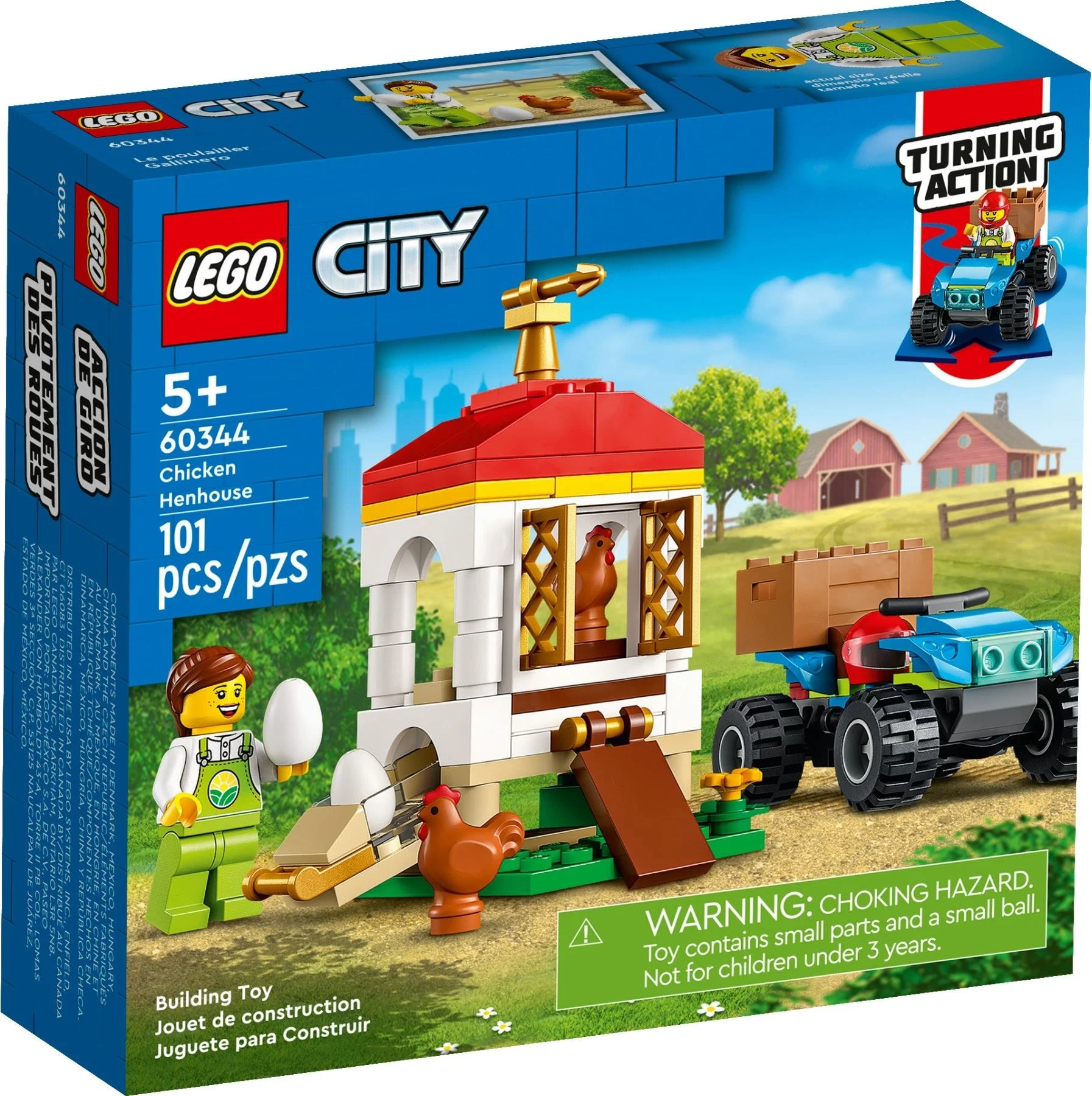 LEGO® 60344 LEGO City Kurnik z kurczakami