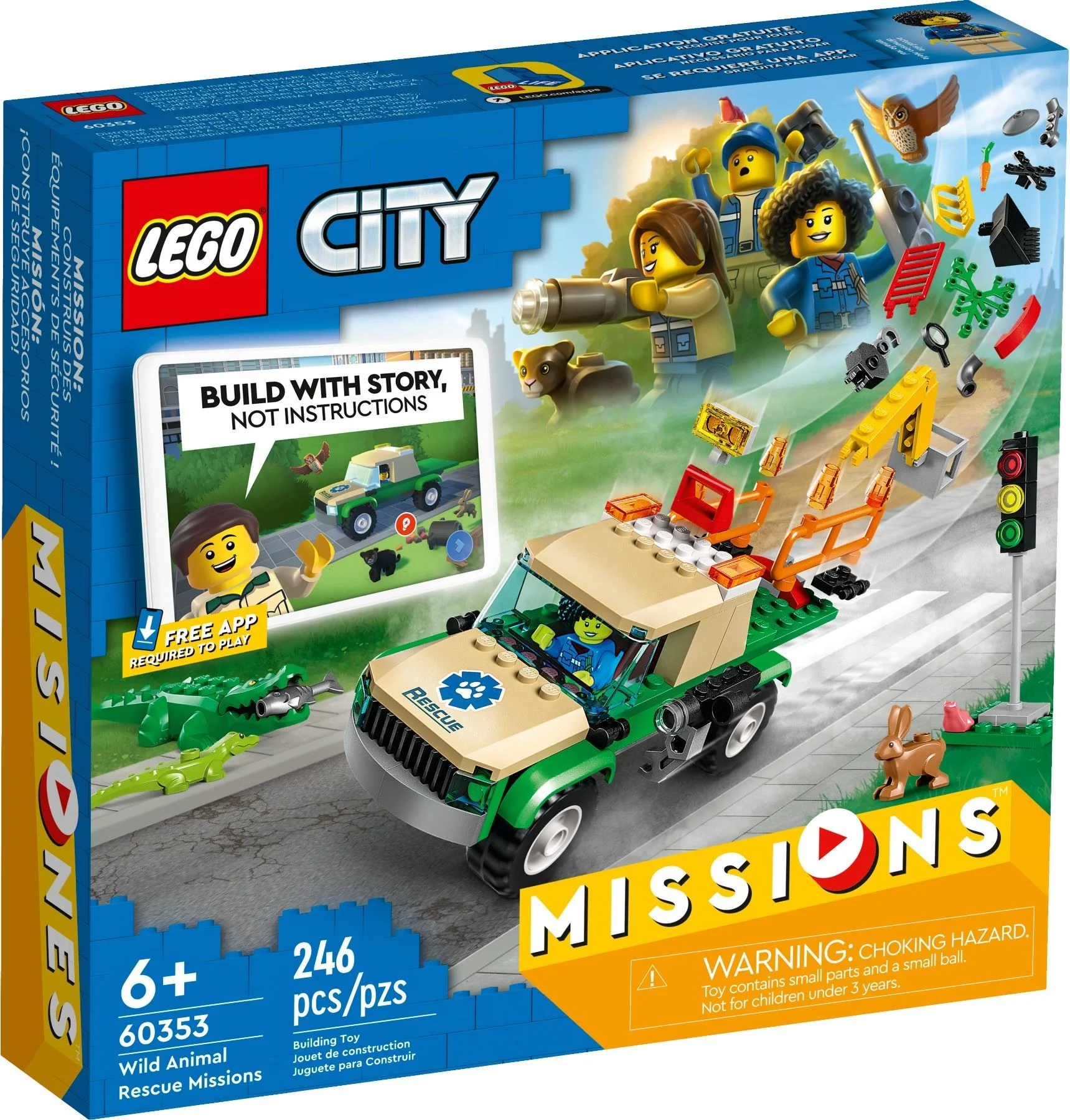 LEGO® 60353 Misje ratowania dzikich zwierząt - zdjęcie 2