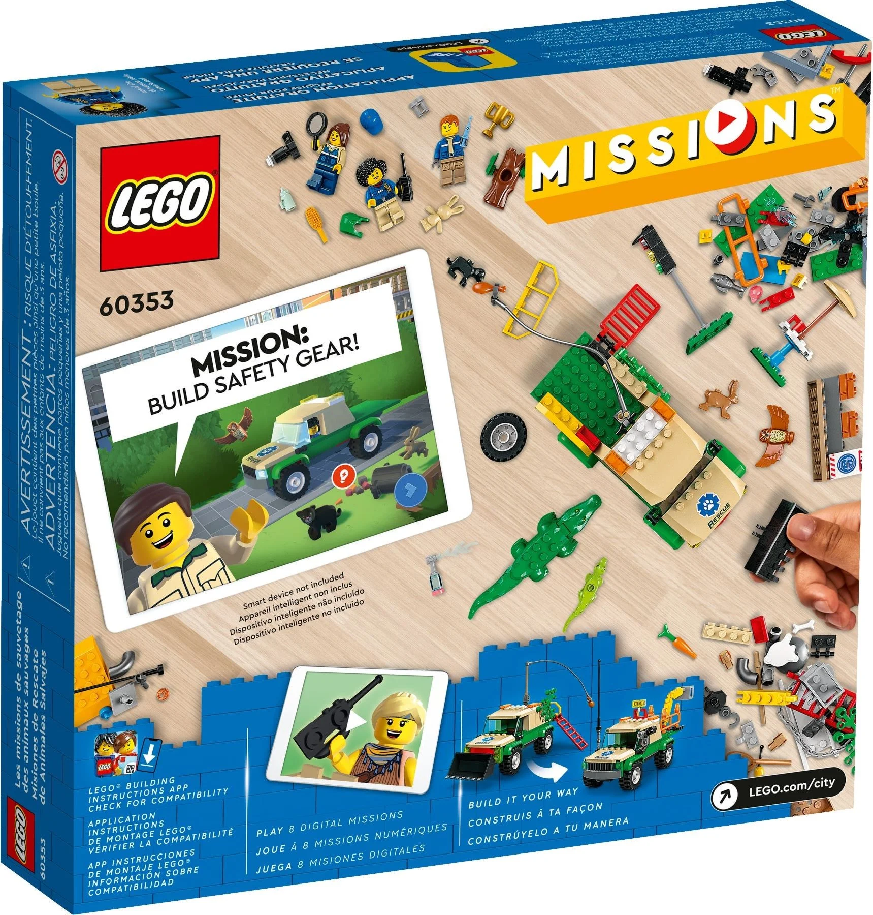 LEGO® 60353 Misje ratowania dzikich zwierząt - zdjęcie 5