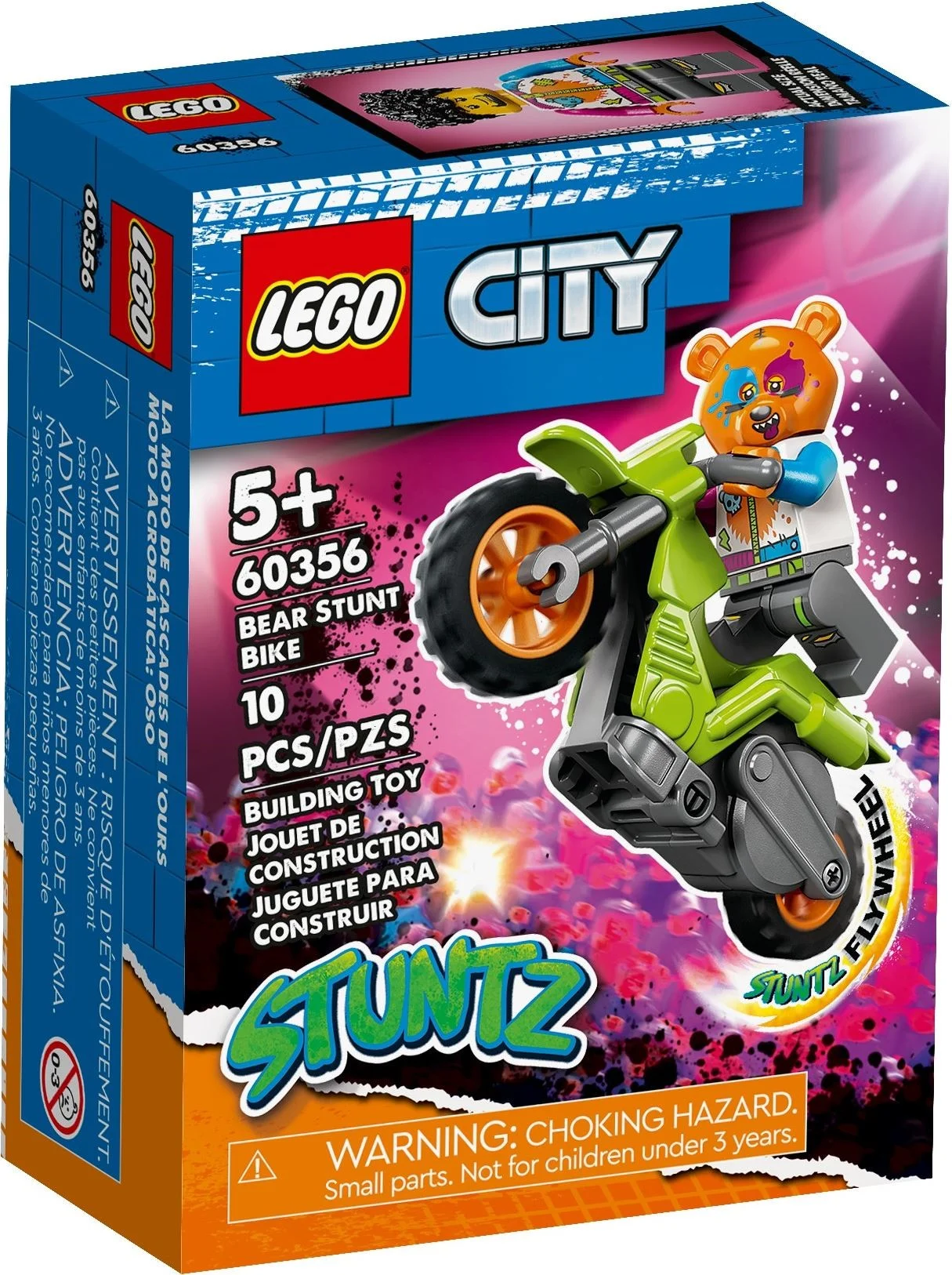 LEGO® 60356 Motocykl kaskaderski niedźwiedziem