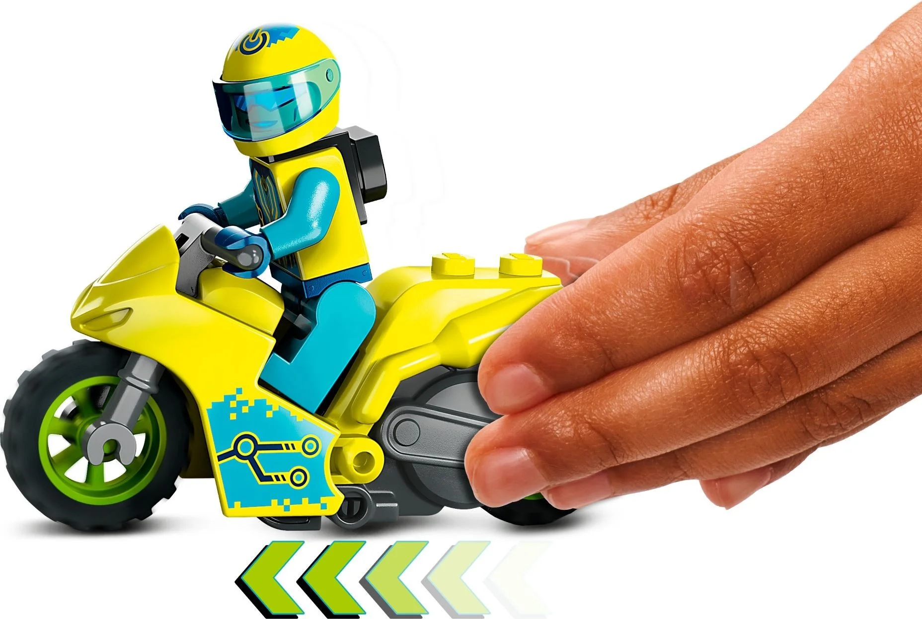 LEGO® 60358 Cybermotocykl Kaskaderski Zestaw Lego - zdjęcie 3