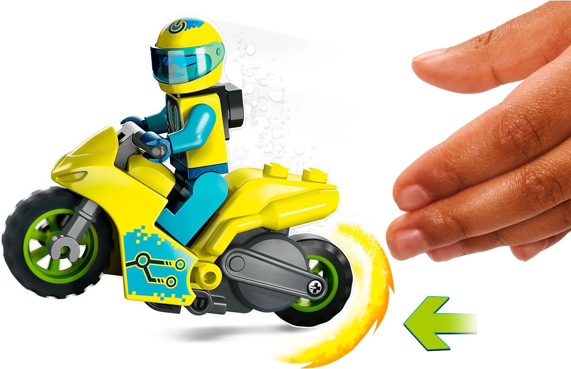 LEGO® 60358 Cybermotocykl Kaskaderski Zestaw Lego - zdjęcie 4