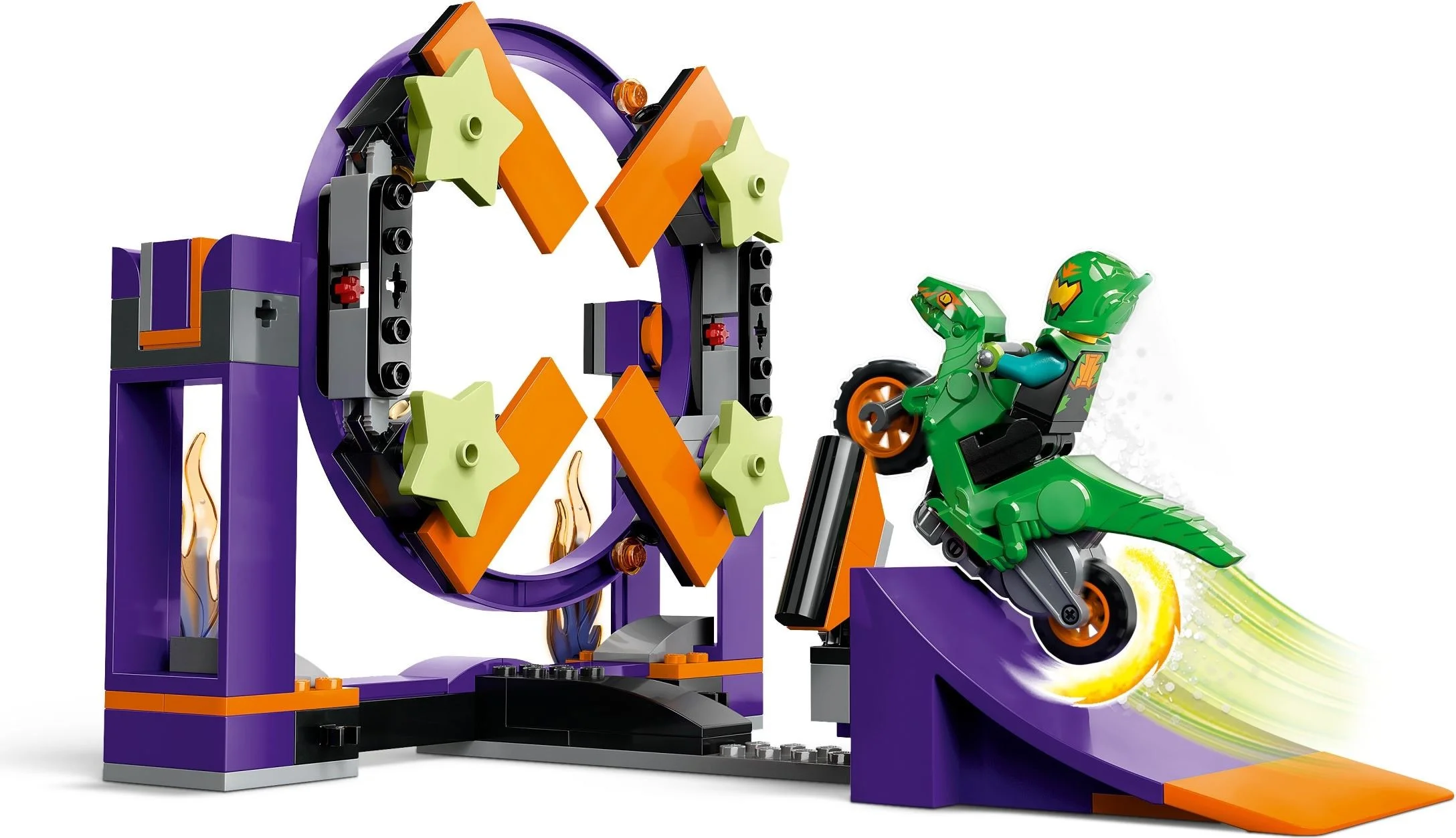 LEGO® 60359 Wyzwanie kaskaderskie rampa z kołem do przeskakiwania - zdjęcie 4