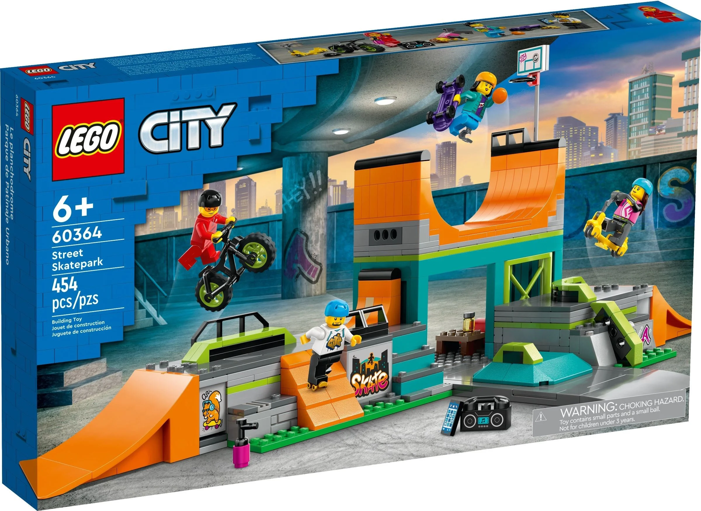 LEGO® 60364 Skatepark Uliczny Rampa Deskorolka Skate - zdjęcie 2
