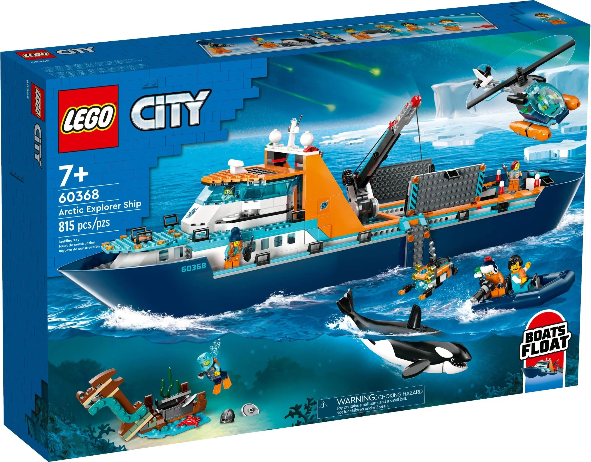 LEGO® 60368 Łódź badacza Arktyki