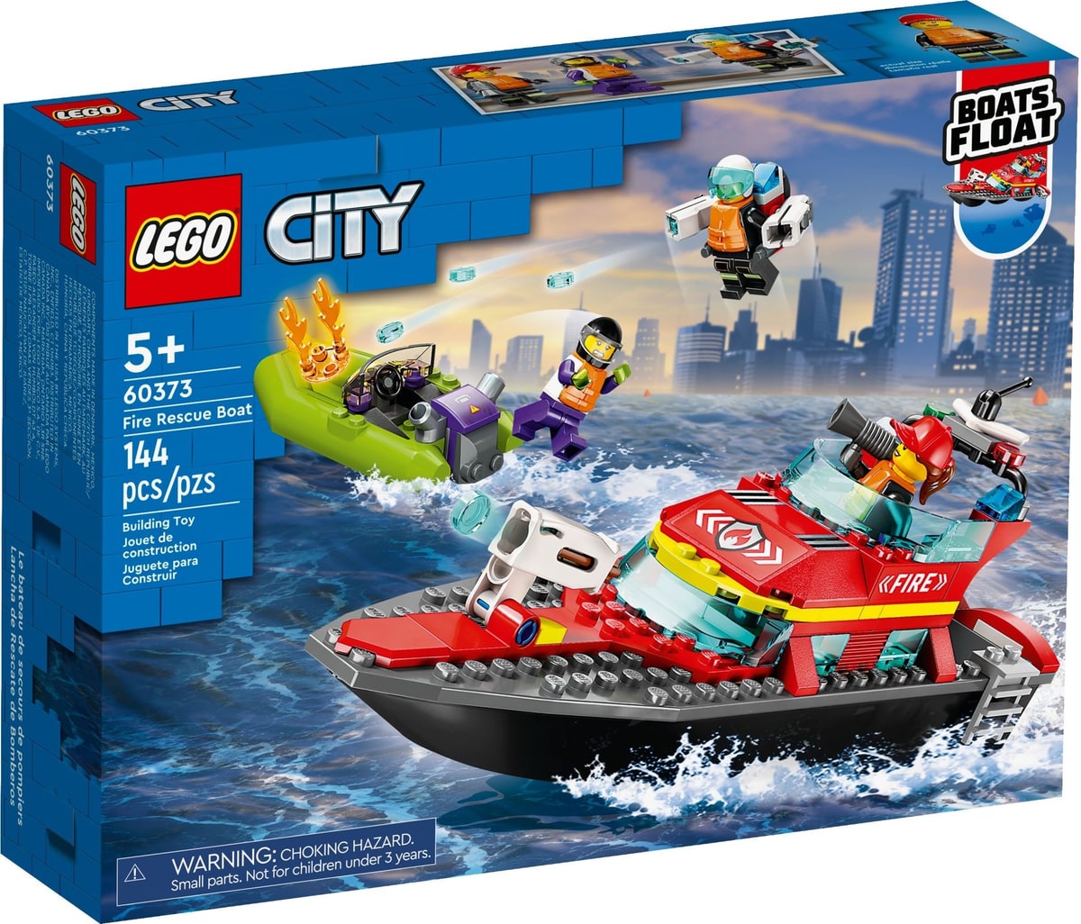 LEGO® 60373 Łódź strażacka - zdjęcie 4