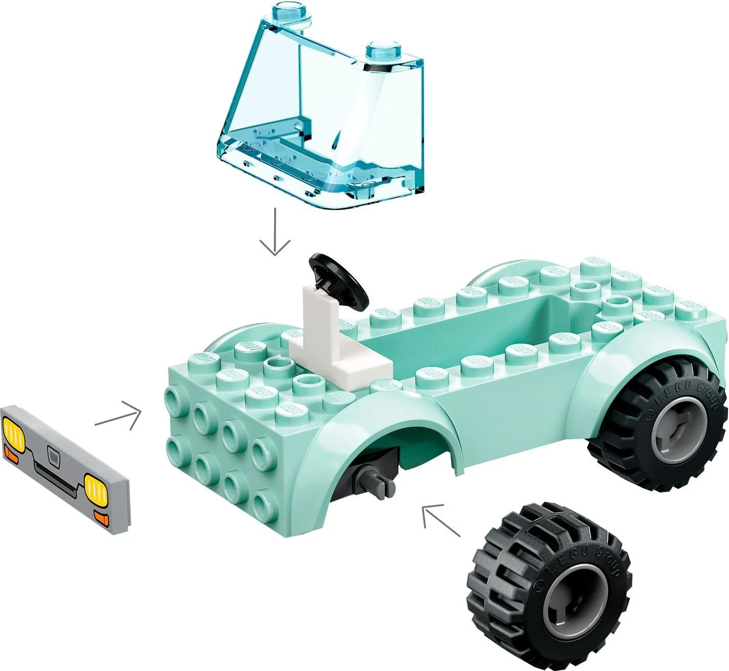 LEGO® 60382 Karetka weterynaryjna Kotek Piesek Karetka Nowe - zdjęcie 5