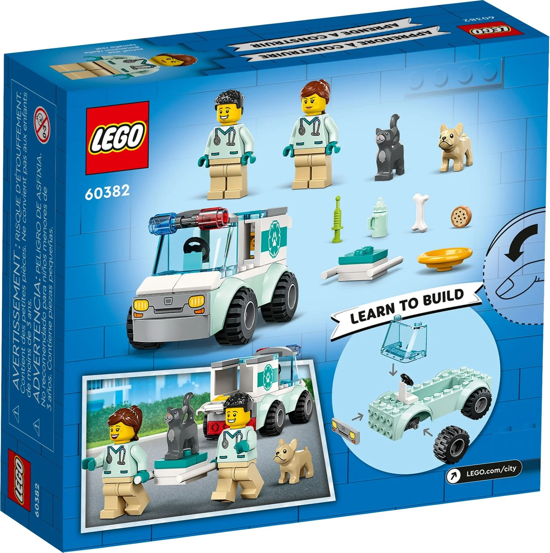 LEGO® 60382 Karetka weterynaryjna Kotek Piesek Karetka Nowe - zdjęcie 7