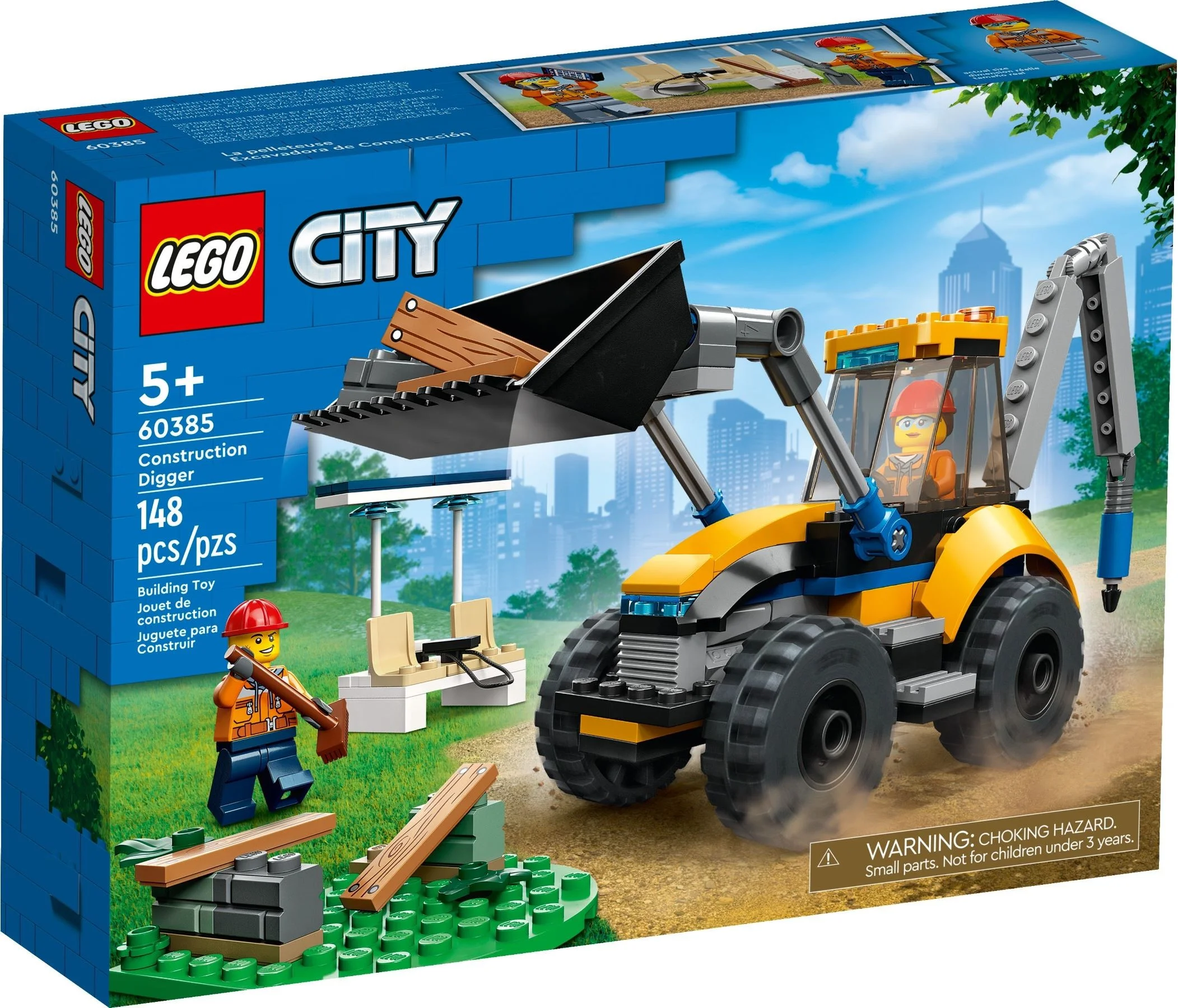 LEGO® 60385 Żółta ładowarka kołowa 60450 - zdjęcie 2
