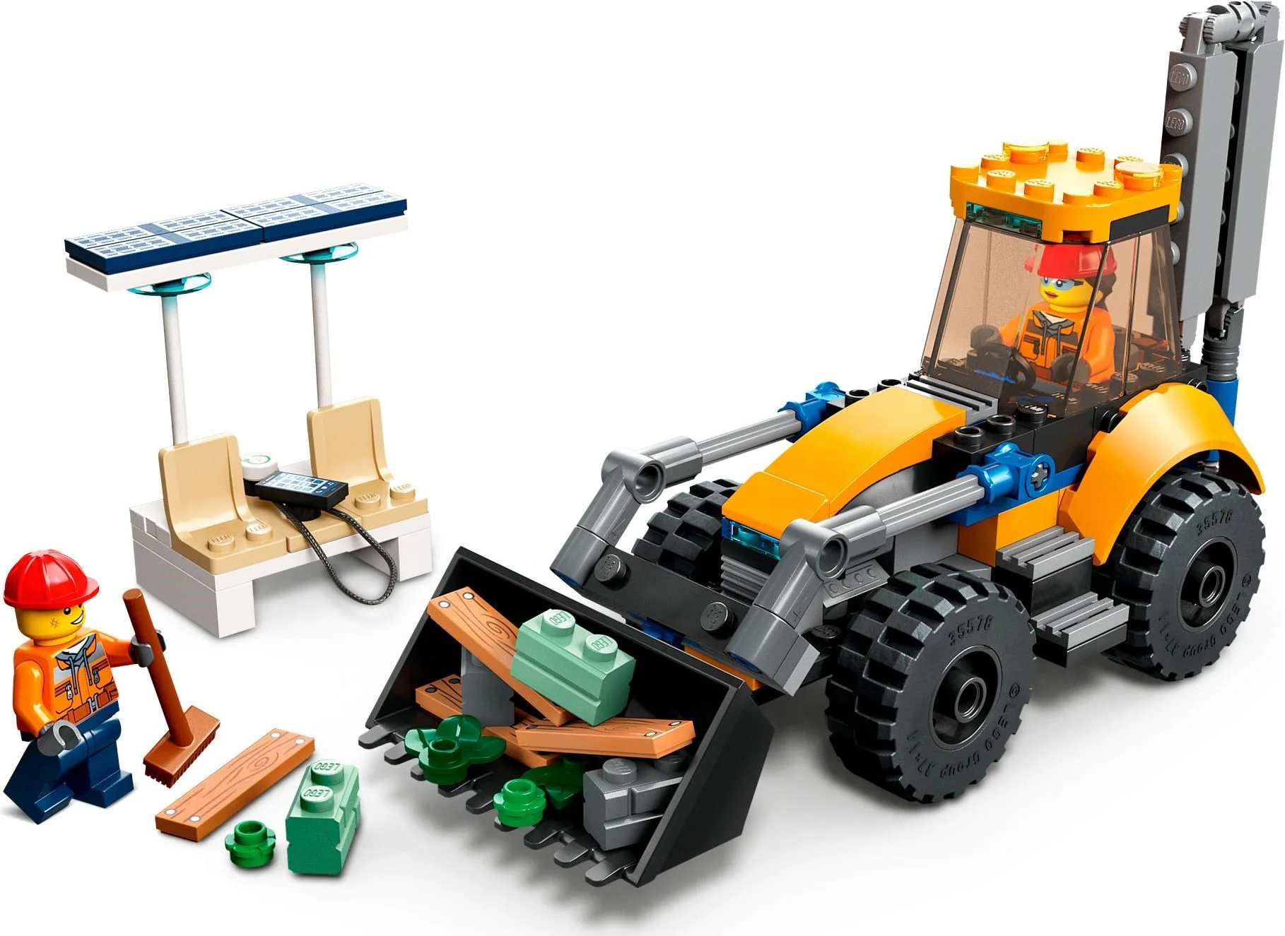 LEGO® 60385 Żółta ładowarka kołowa 60450 - zdjęcie 3