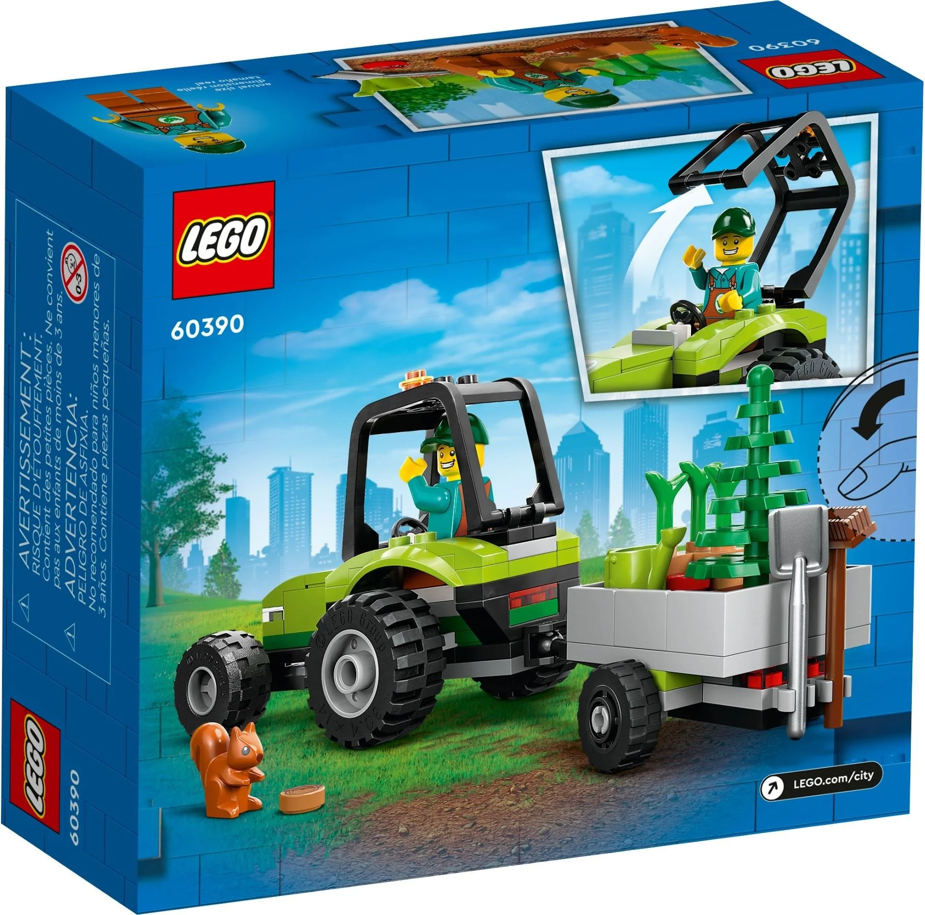 LEGO® 60390 Traktor w parku Wiewiórka Park Traktor Nowe - zdjęcie 6