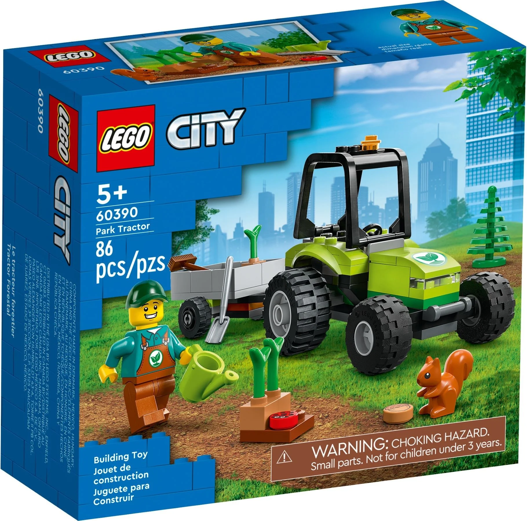 LEGO® 60390 Traktor w parku Wiewiórka Park Traktor Nowe