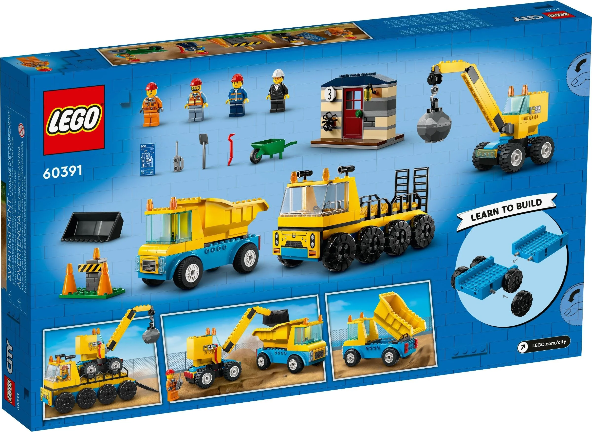 LEGO® 60391 Ciężarówki i dźwig z kulą wyburzeniową - zdjęcie 6
