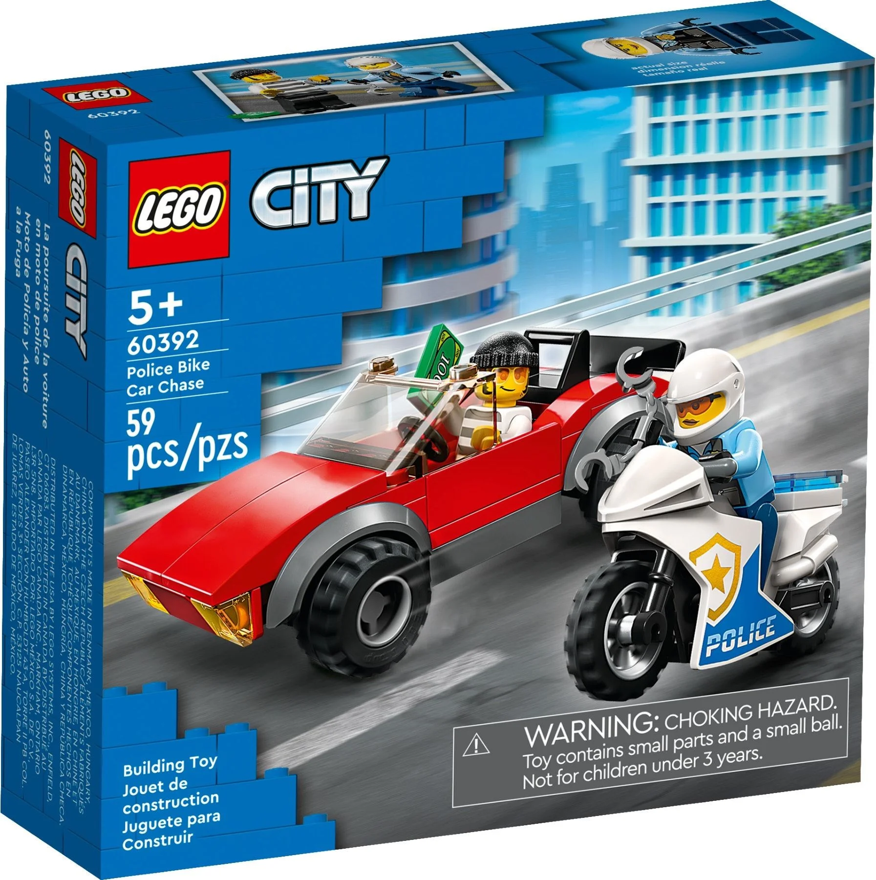 LEGO® 60392 Motocykl policyjny – pościg za samochodem - zdjęcie 2