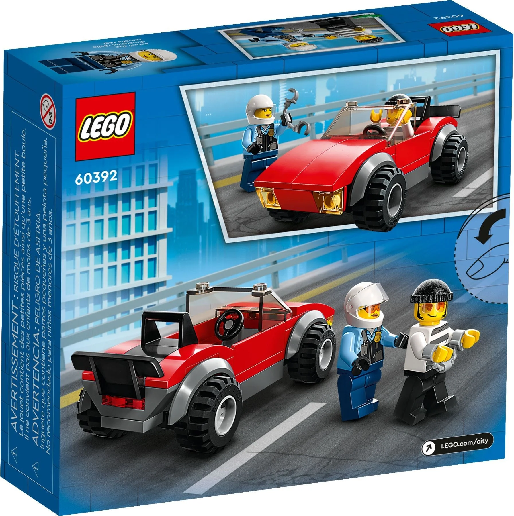 LEGO® 60392 Motocykl policyjny – pościg za samochodem - zdjęcie 6