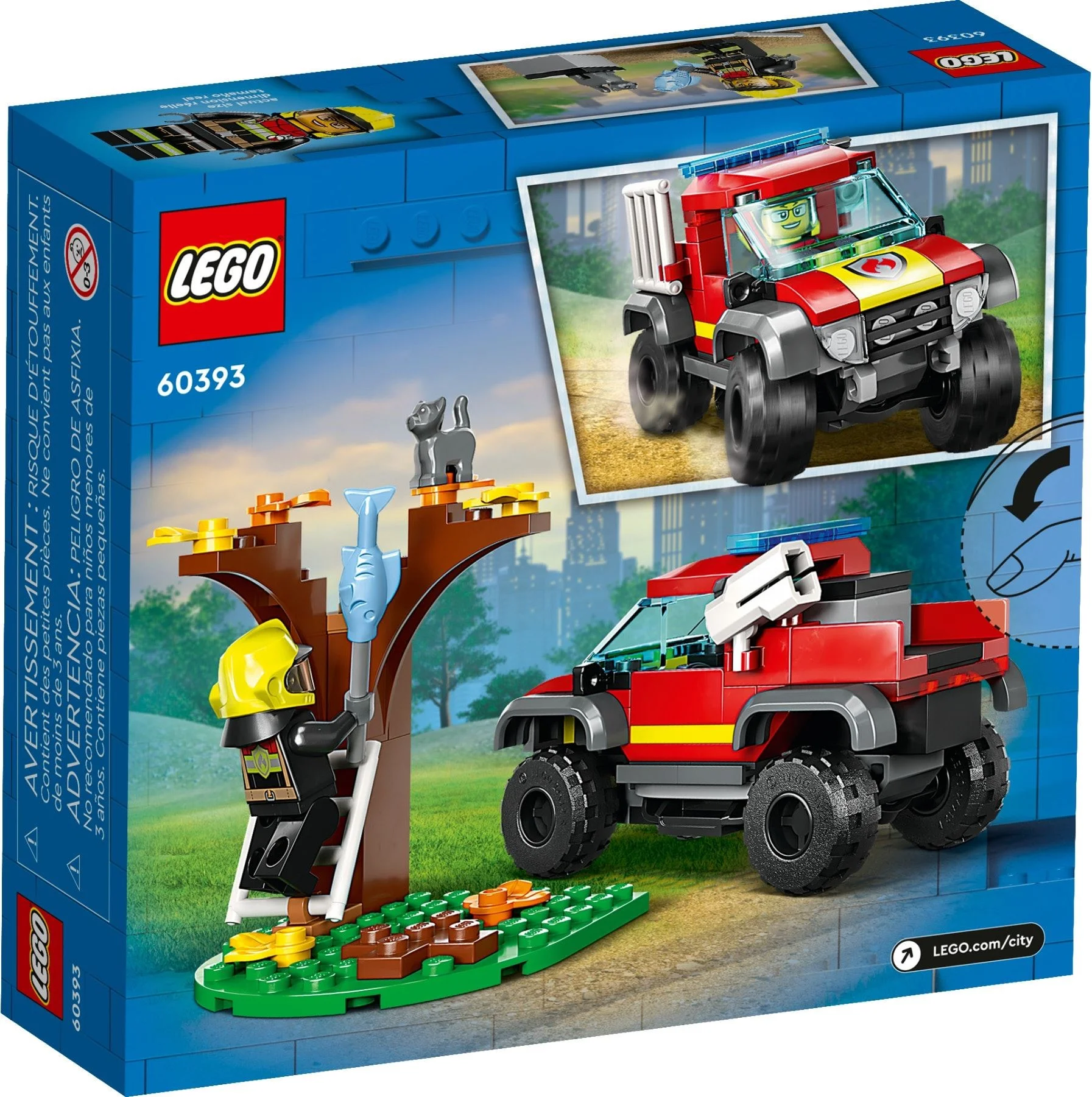 LEGO® 60393 Wóz strażacki 4x4 – misja ratunkowa - zdjęcie 6