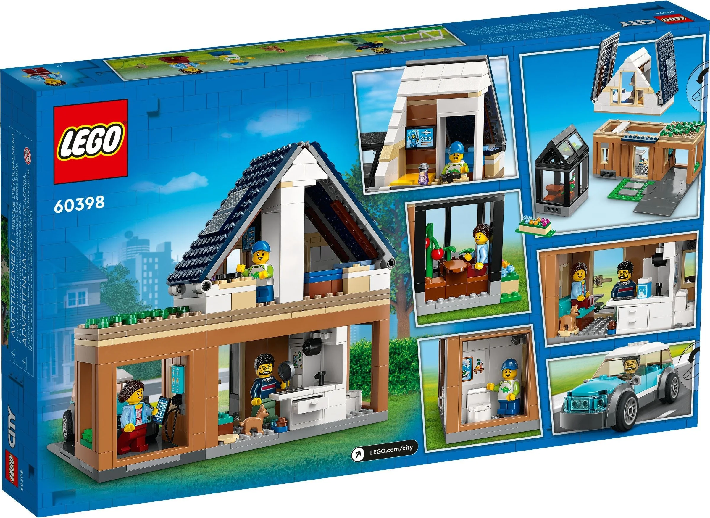 LEGO® 60398 Domek rodzinny i samochód elektryczny - zdjęcie 4