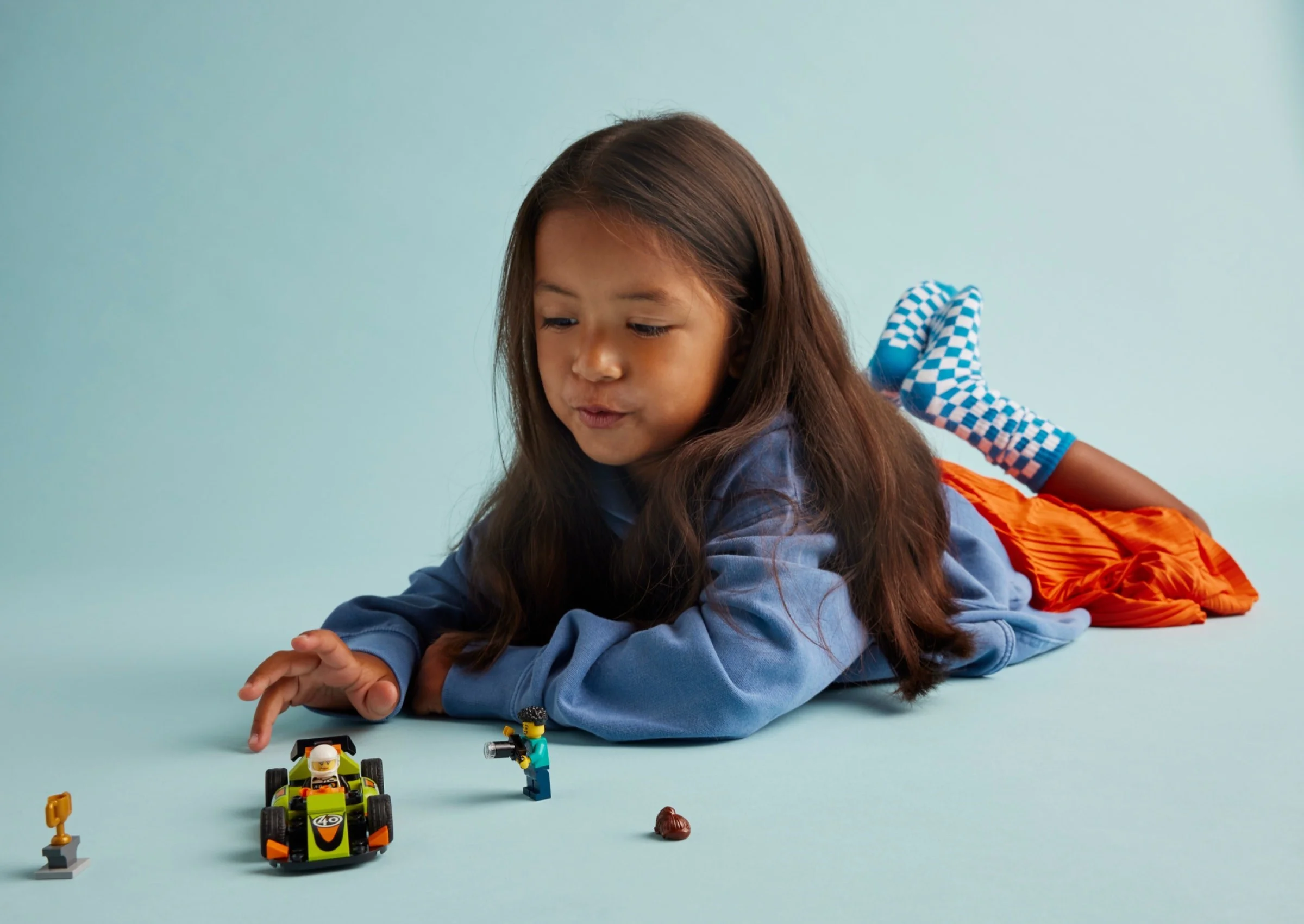 LEGO® 60399 Zielony samochód wyścigowy+ torba papierowa Lego r. S mała - zdjęcie 6