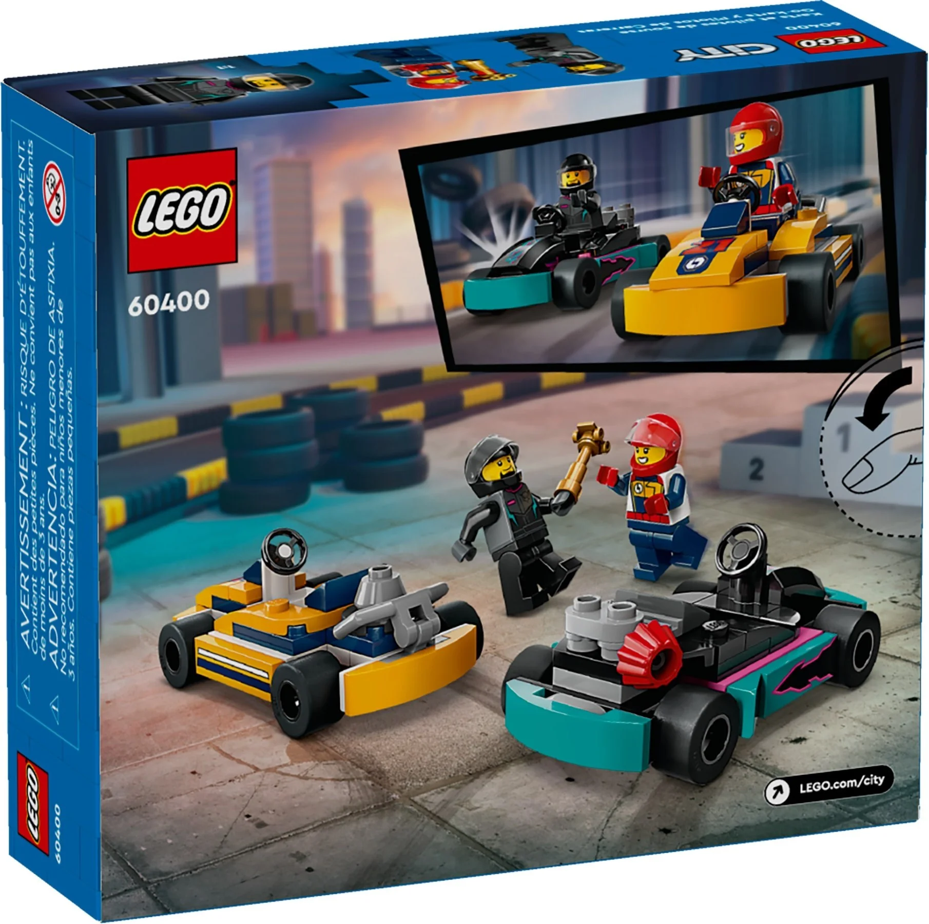 LEGO® 60400 Gokarty i kierowcy wyścigowi Torba lego - zdjęcie 5