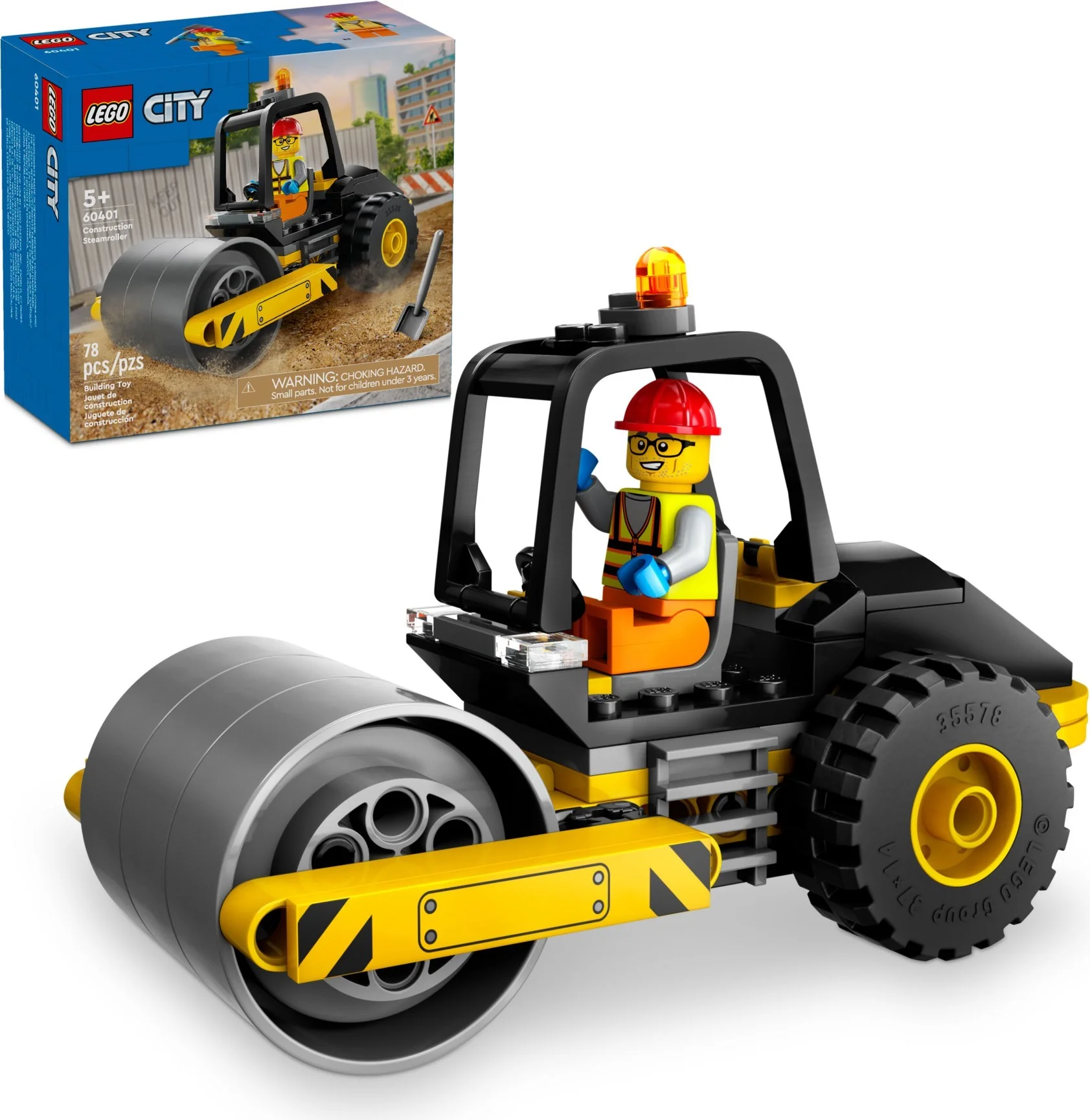 LEGO® 60401 City Walec Budowlany - zdjęcie 2