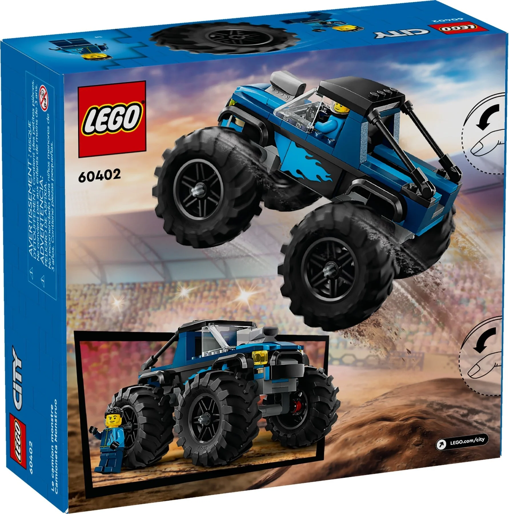 LEGO® 60402 Niebieski monster truck - zdjęcie 5