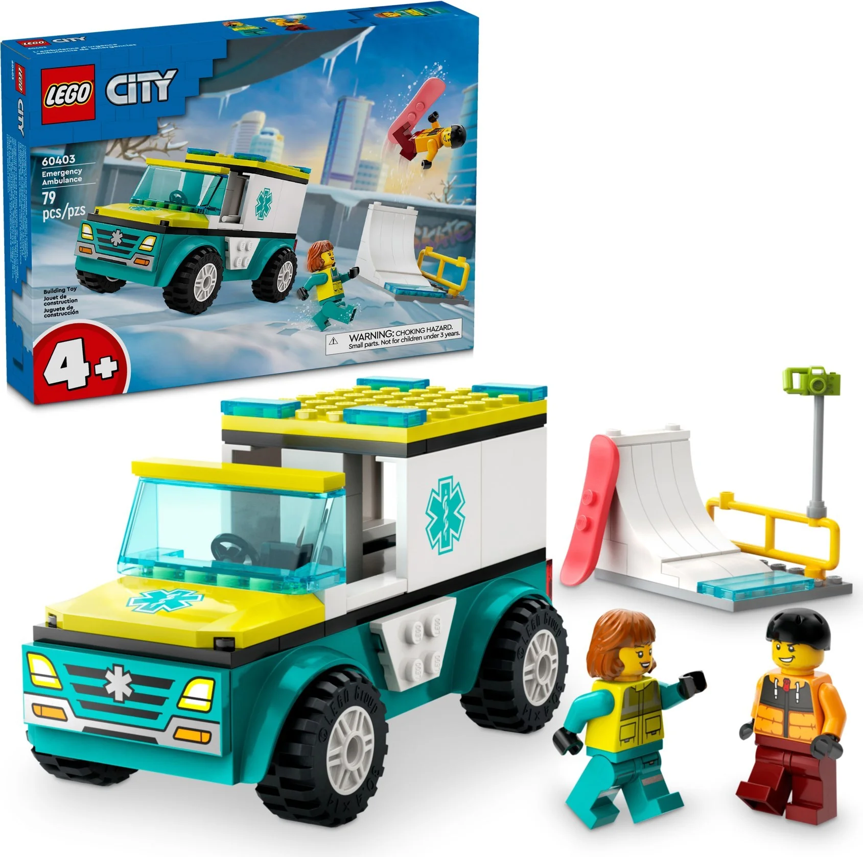 LEGO® 60403 Karetka i snowboardzista - zdjęcie 2