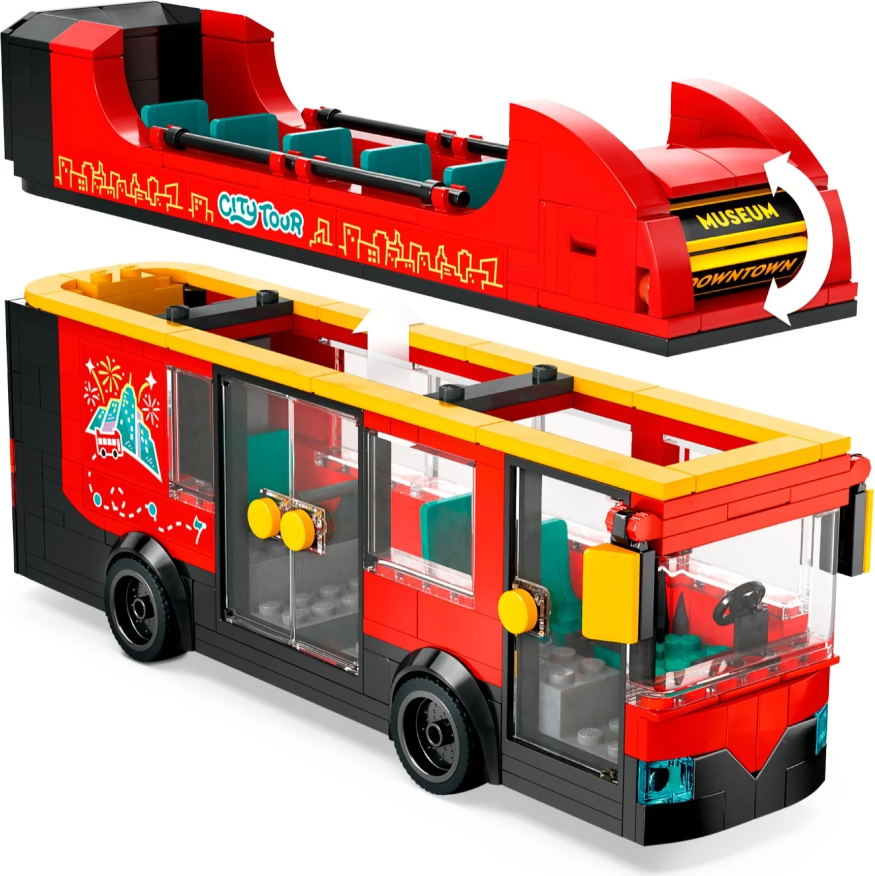 LEGO® 60407 Czerwony, piętrowy Autokar - zdjęcie 4