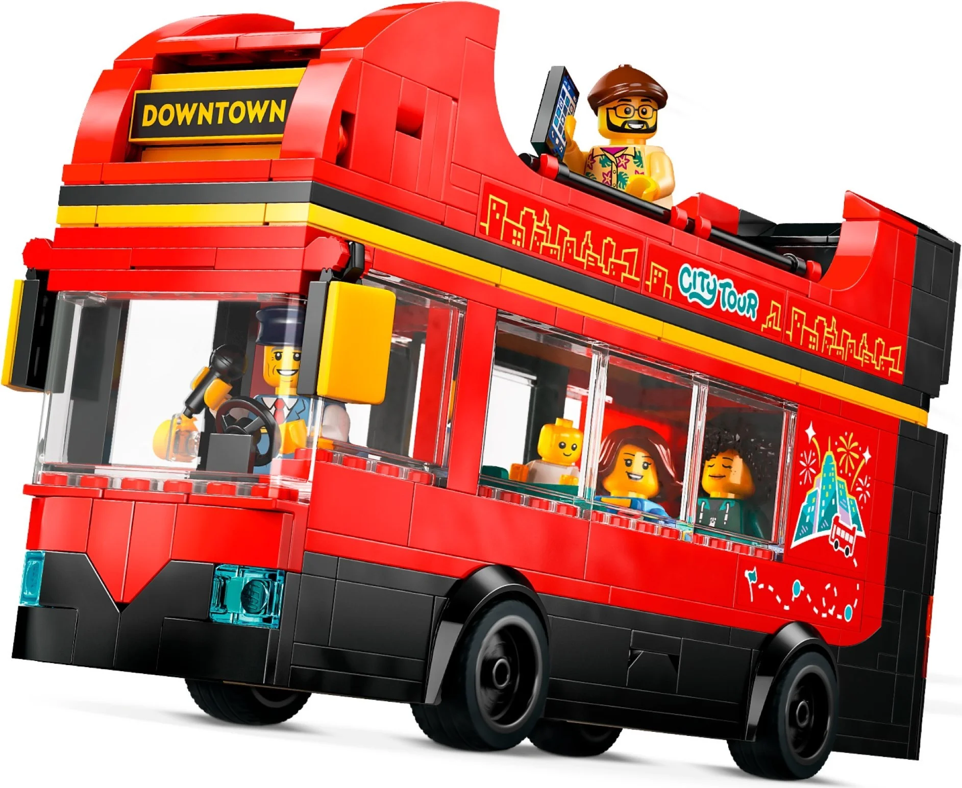 LEGO® 60407 Czerwony, piętrowy Autokar